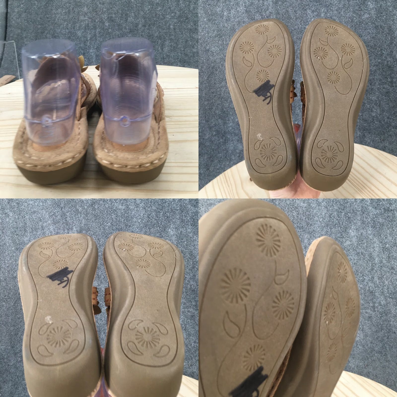 Vintage Cliffs by White Mountain Sandals Flip Flop Cupcake II Womens 8.5M Beige Slip On Casual Sandal Size US 9 / IT 39 - 8 Thumbnail