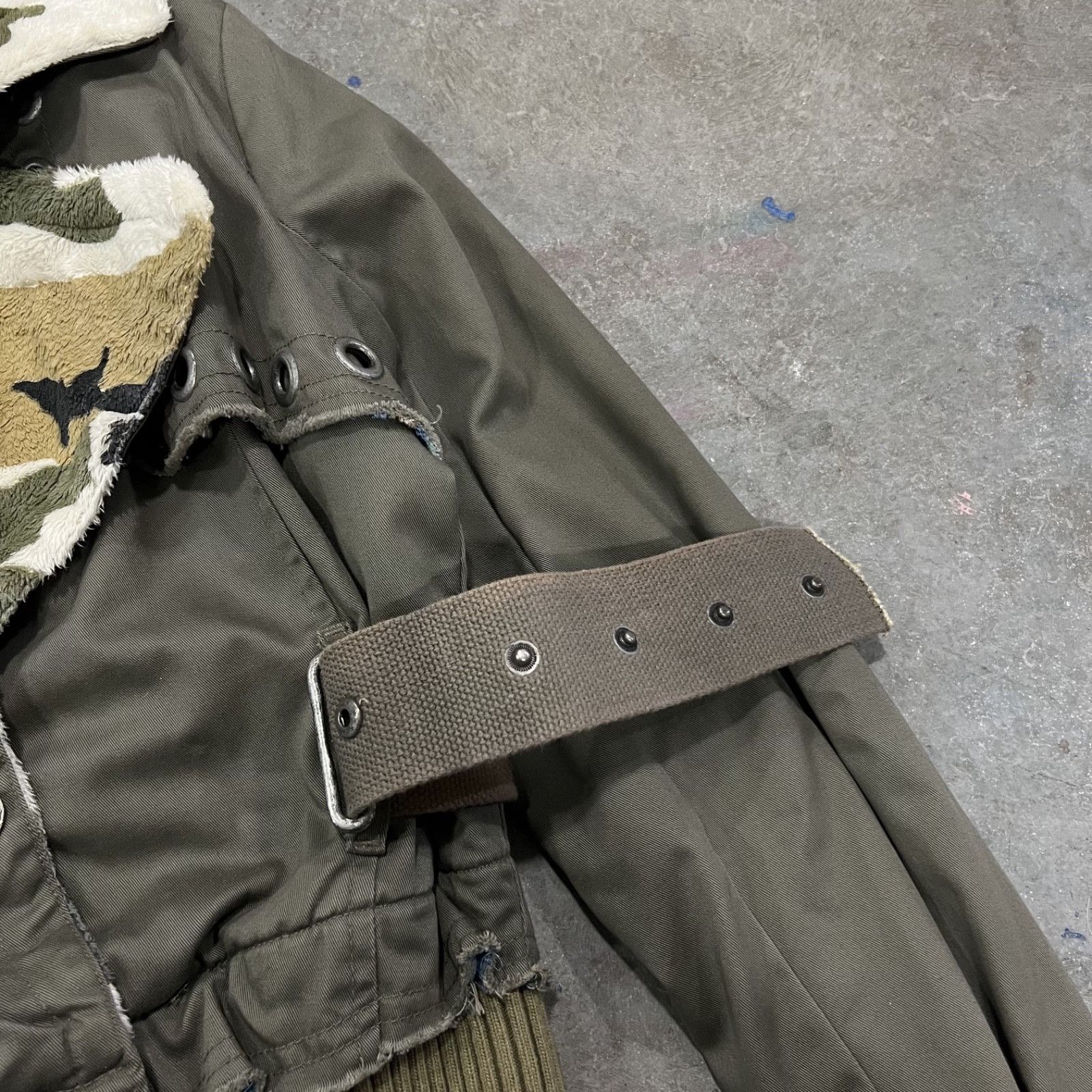 Vintage Y2K WE-R We Are Angels Cropped Army Jacket 9835AC Size XS / US 0-2 / IT 36-38 - 10 Thumbnail