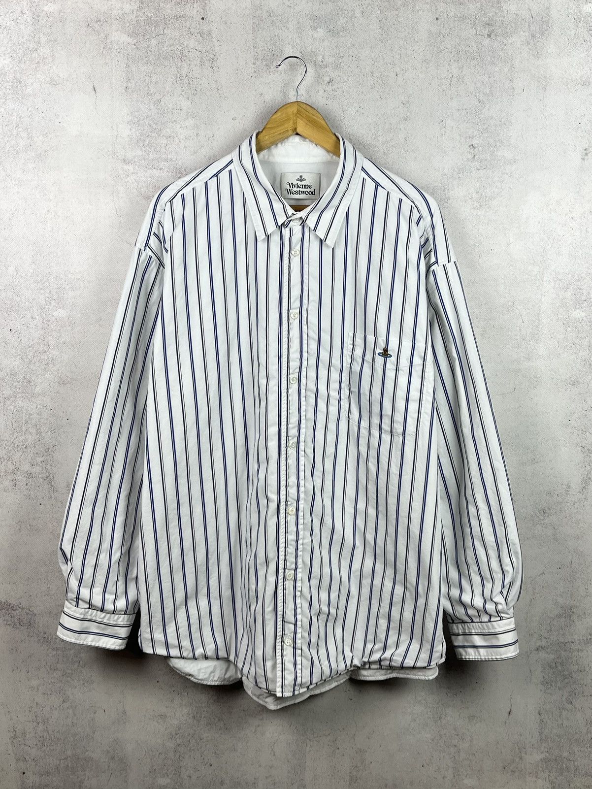 Vivienne Westwood Reversible Striped Button Up Shirt Vintage