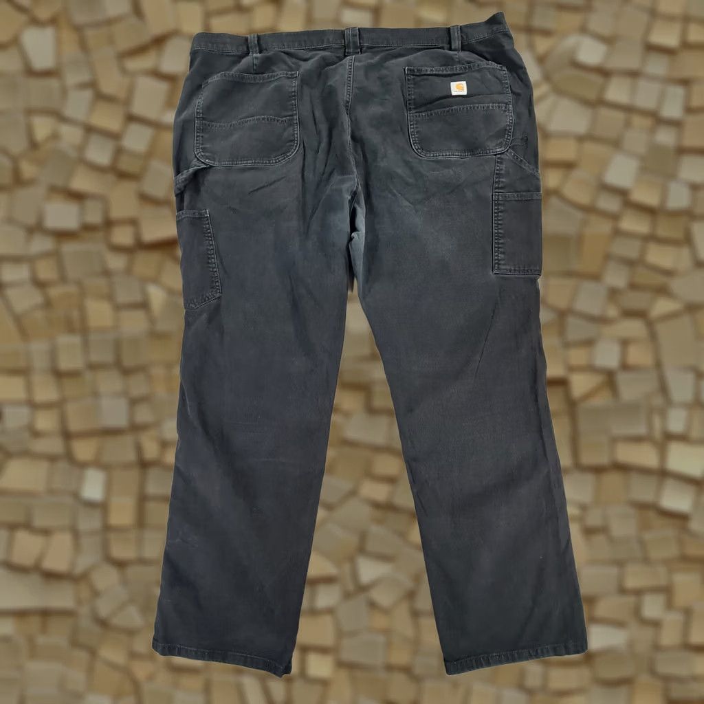 Carhartt VINTAGE Carhartt Womens Carpenter Trousers Black W48 L30 Loose Fit Rugged Flex Pants 24W Size 42" / US 20 - 1 Thumbnail