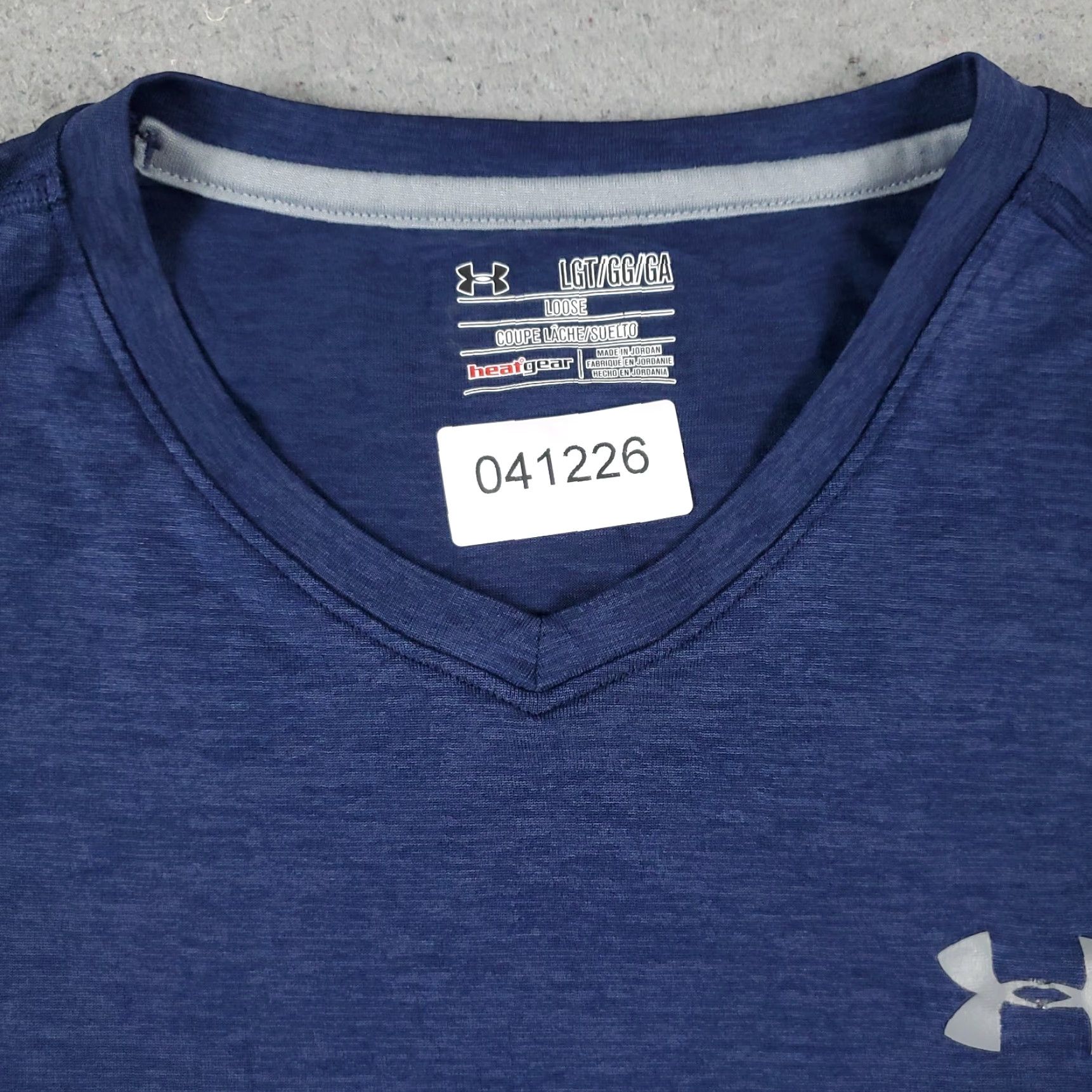 Under Armour Under Armour T Shirt Mens LT BlueCrew Neck Pullover Short Sleeve Basic Activewear Logo Breathable Sports Size US L / EU 52-54 / 3 - 3 Thumbnail