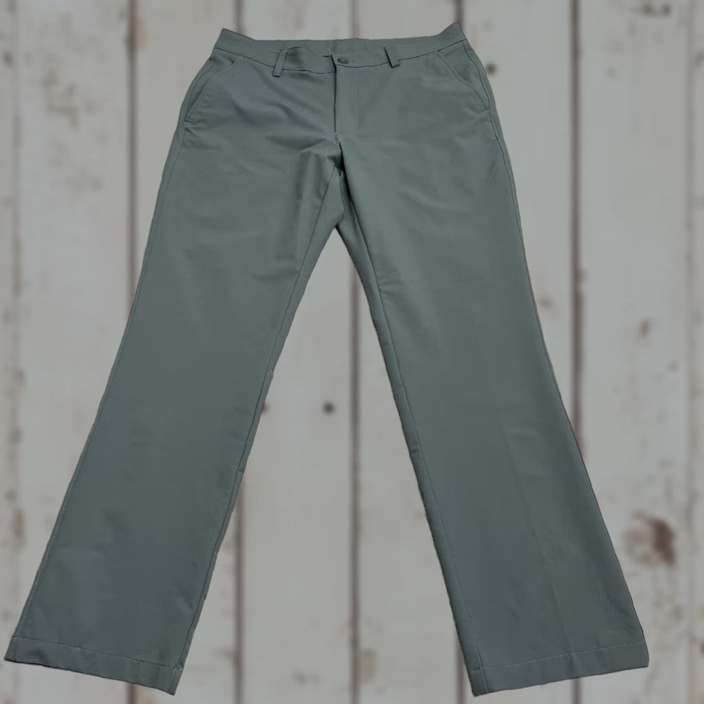 Under Armour Under Armour Golf Tech Pants Mens 36/32 Flat Front Straight Stretch Gray/Gray 1376625 Size US 36 / EU 52 - 1 Thumbnail