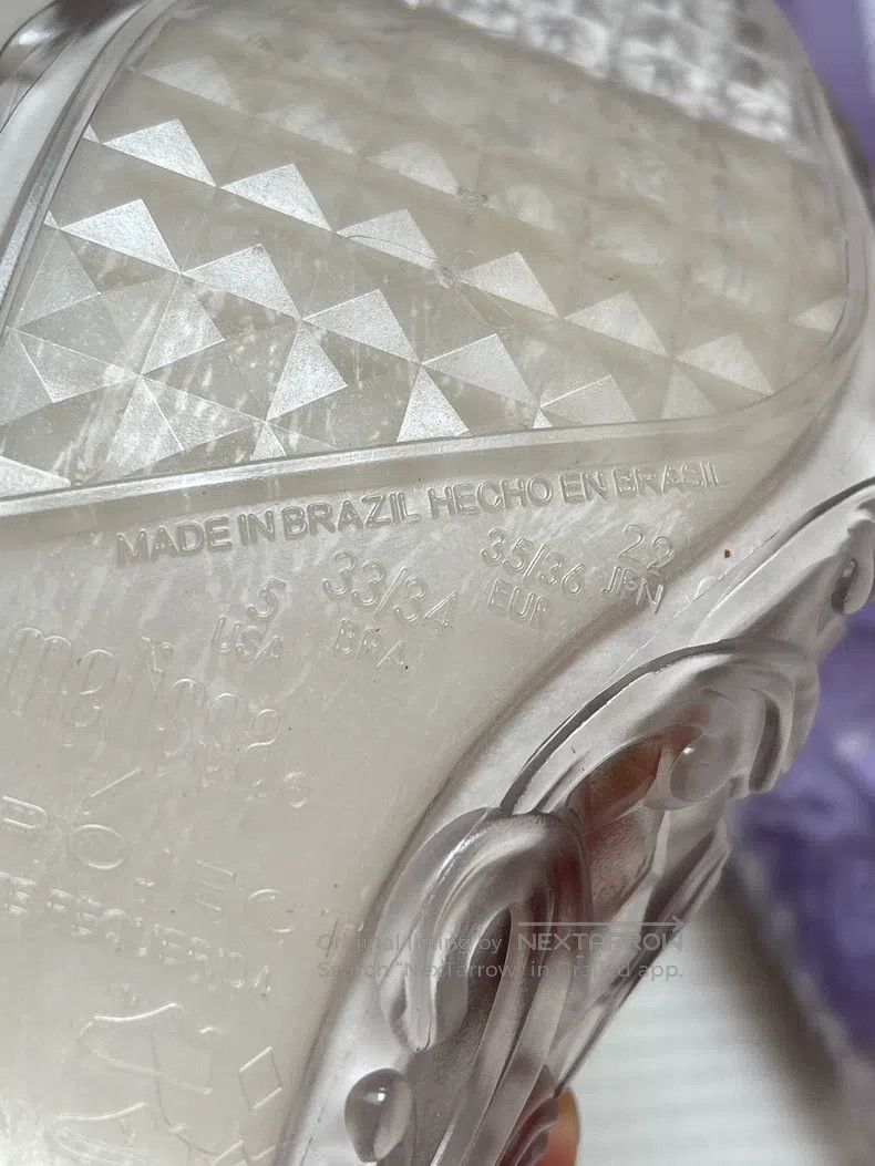 Y/Project Y/Project 35 Transparent purple crystal pointed shoes Size US 4.5 / IT 34.5 - 6 Thumbnail