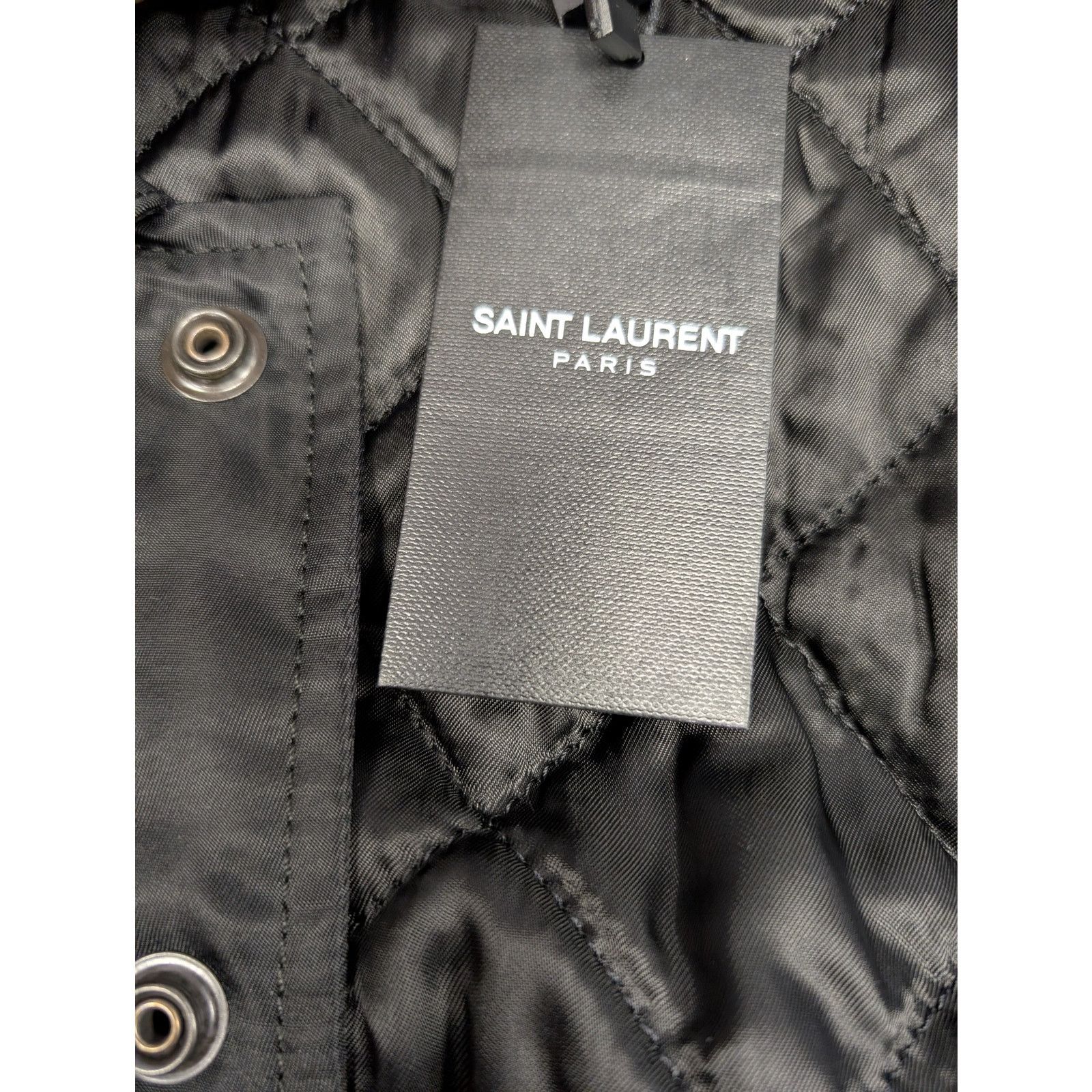 Saint Laurent Paris o1rshd1 Jacket in Black Size US L / EU 52-54 / 3 - 18 Thumbnail