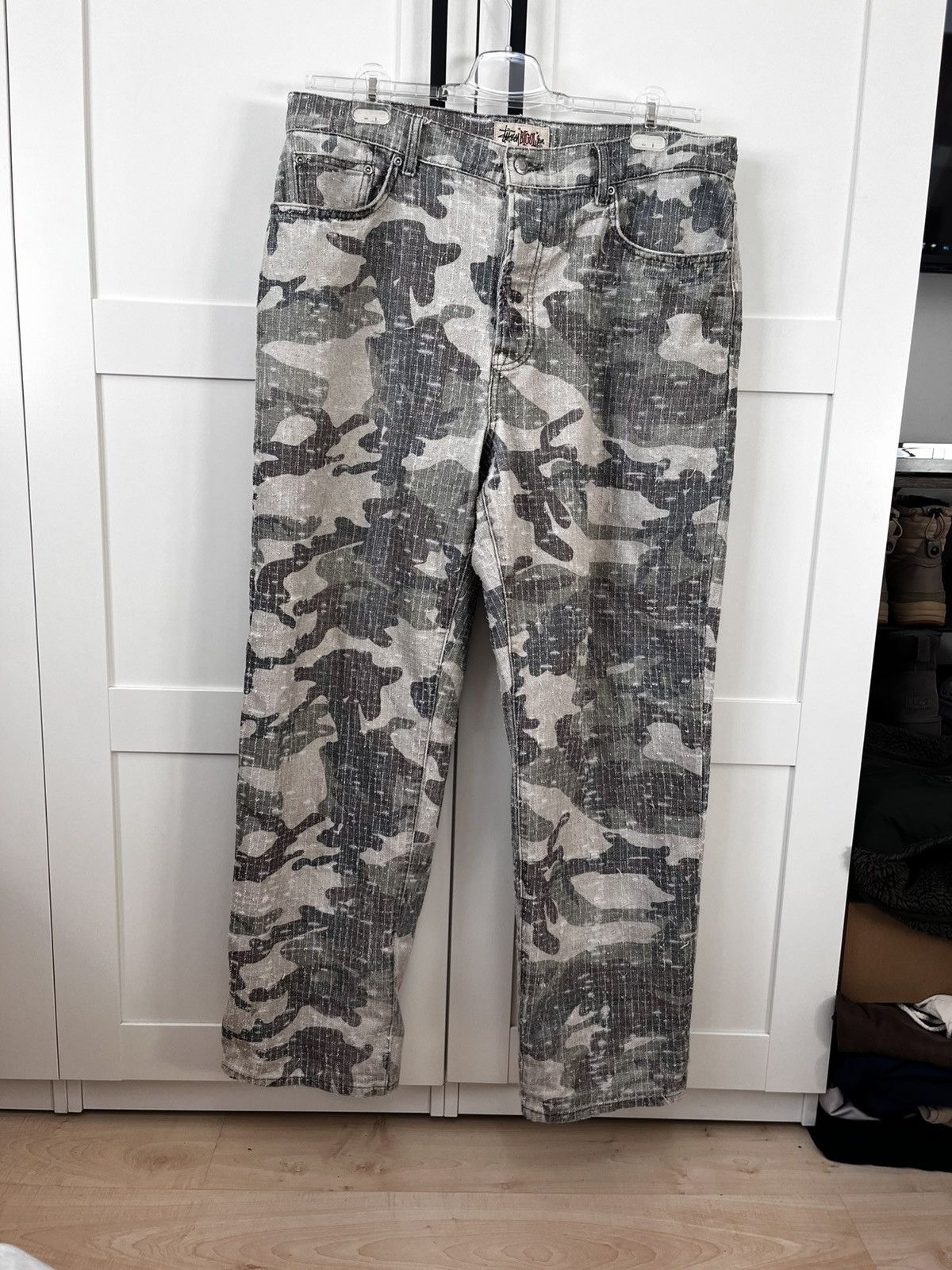 Stussy Stüssy Big Ol‘ Canvas Jean Needle Punch Pants Size US 34 / EU 50 - 3 Thumbnail
