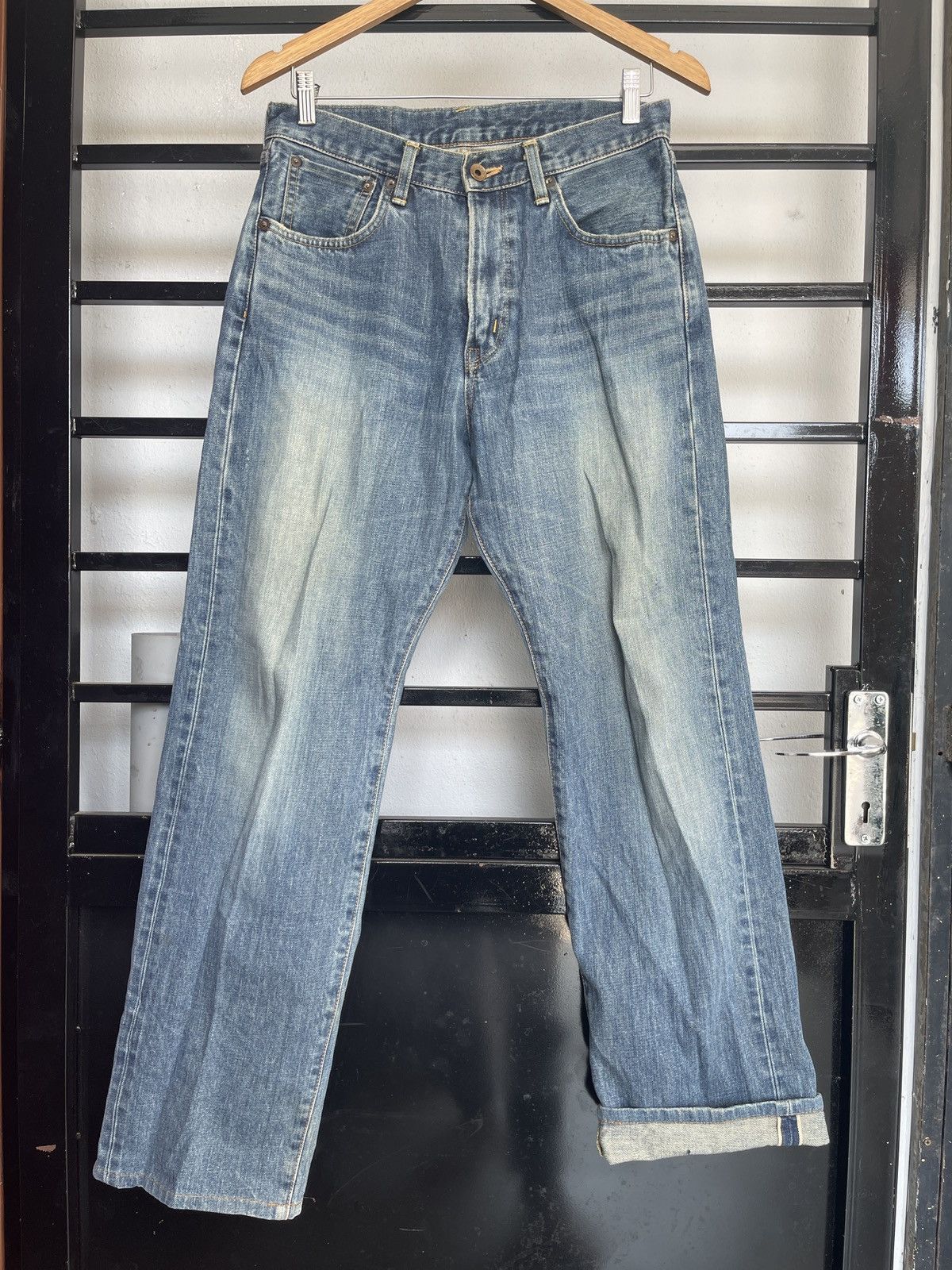 image of Edwin 505X Selvdege Denim in Blue, Men's (Size 30)