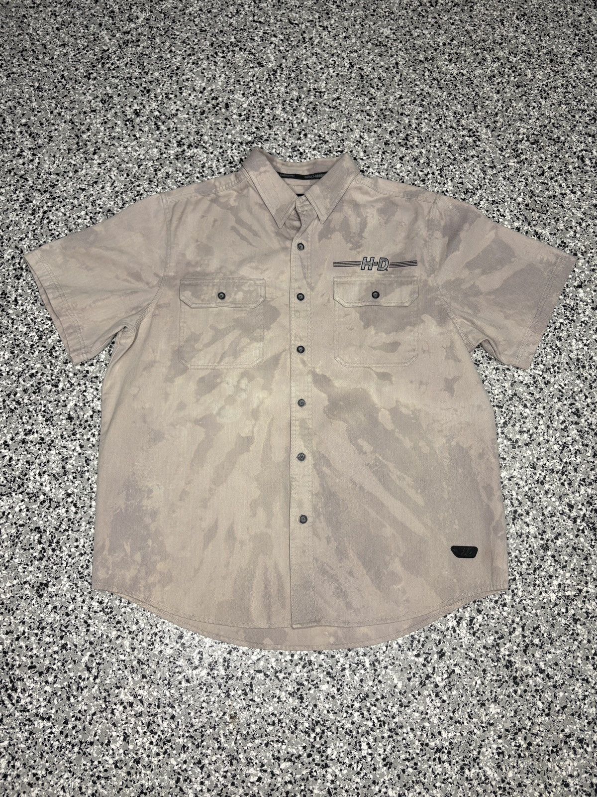 Harley Davidson 2000s Harley Davidson Button Up Mechanic Tee Size XL 0779 Size US XL / EU 56 / 4 - 1 Thumbnail