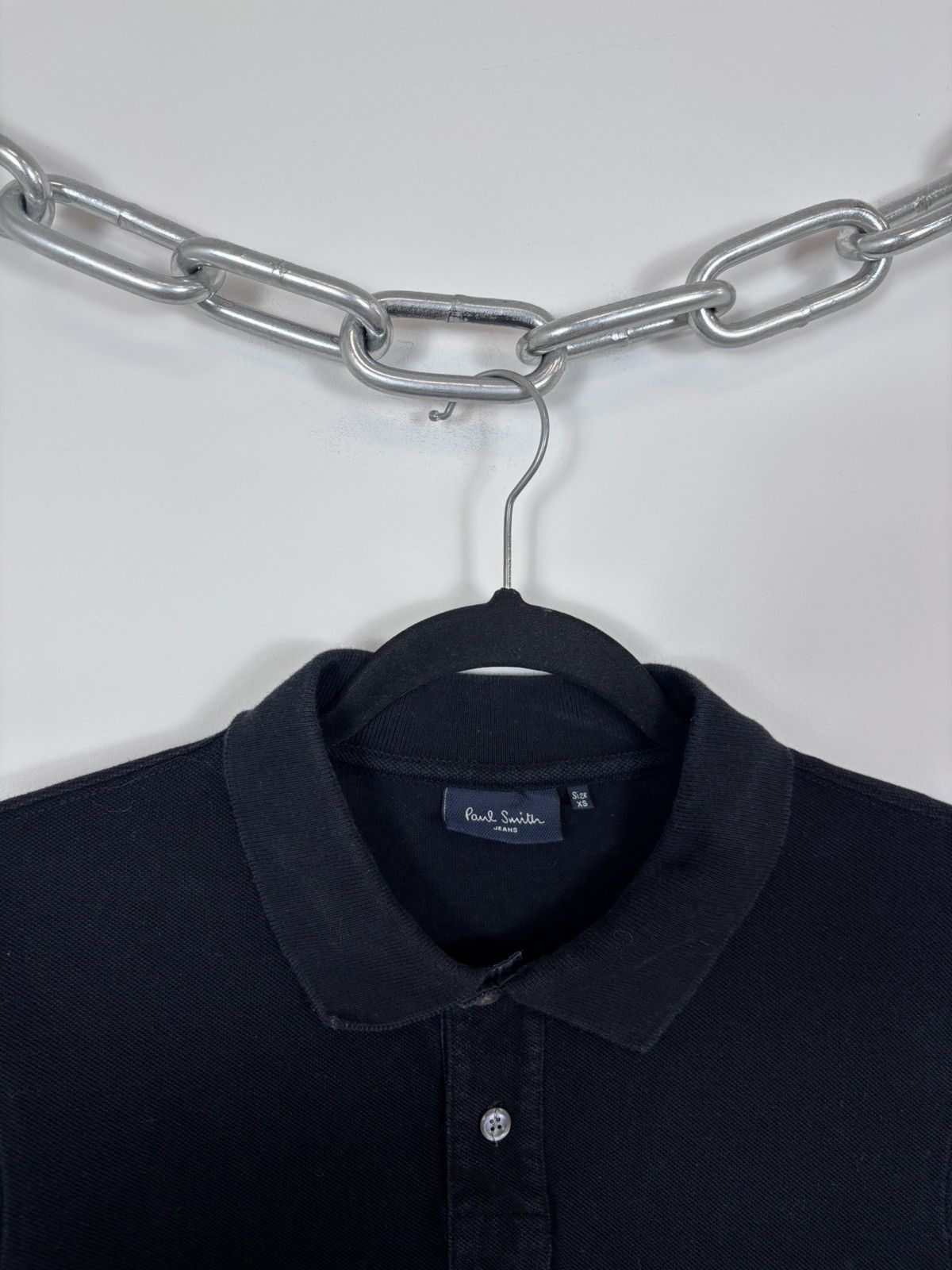 Paul Smith Paul Smith Men’s Zebra Black Cotton Long Sleeve Polo Shirt Size US XS / EU 42 / 0 - 4 Thumbnail