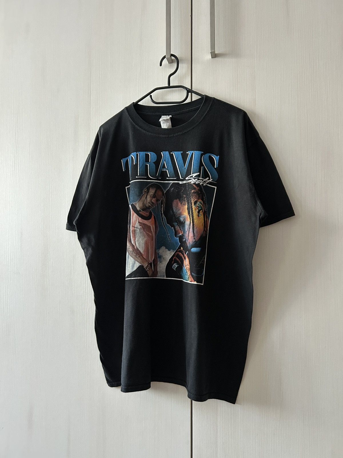 Vintage Vintage Travis Scott big logo shirt mens Size US M / EU 48-50 / 2 - 1 Thumbnail