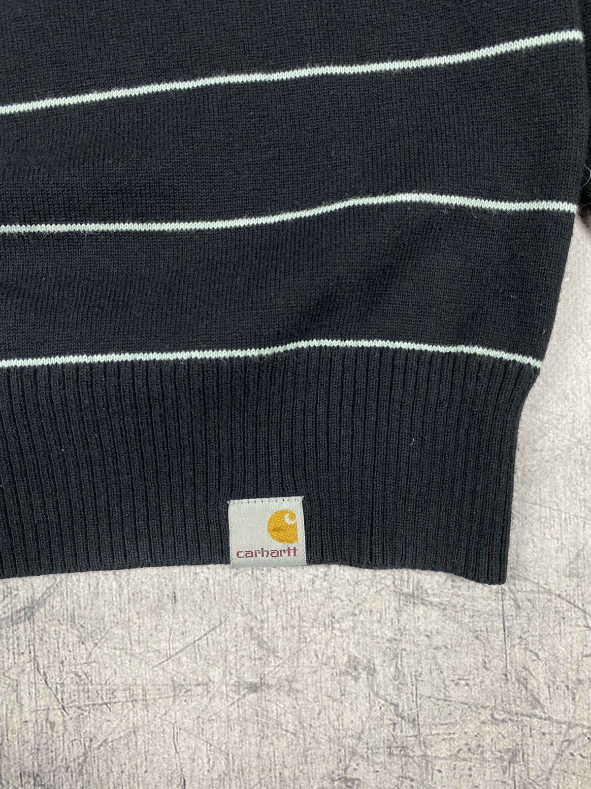 Carhartt Vintage Carhartt Y2K Striped Sweatshirt Sweater Size US M / EU 48-50 / 2 - 6 Thumbnail