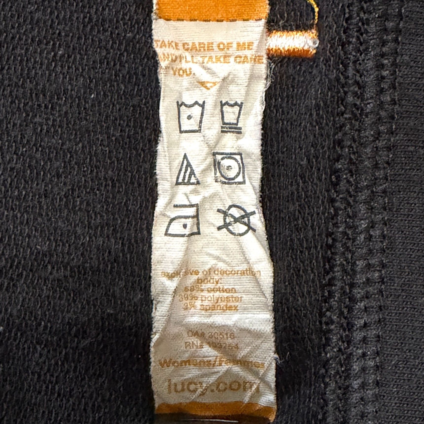 Vintage Lucy Hoodie XS Black Full Zip Sh e? Size XS / US 0-2 / IT 36-38 - 4 Thumbnail