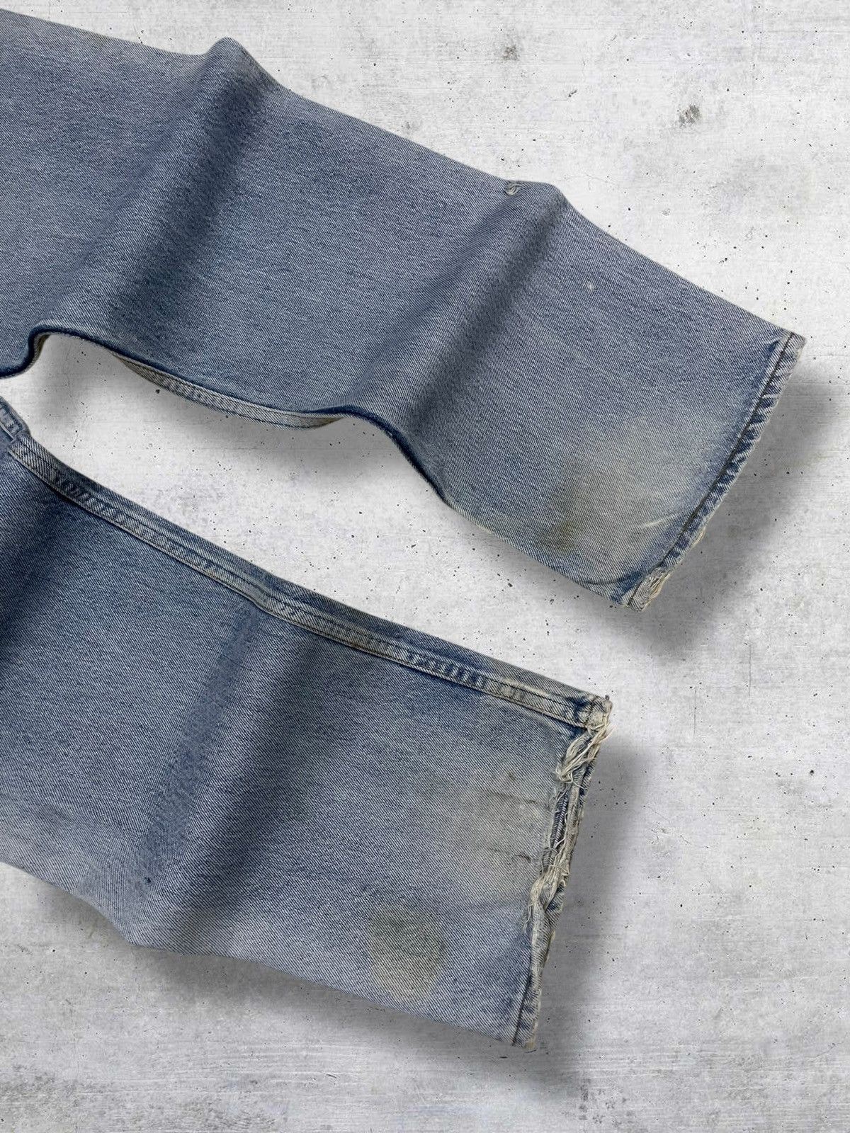 Levi's Vintage Clothing VINTAGE 501 LEVIS OG 90S DISTRESSED MUDWWASH STYLE DENIM Size US 34 / EU 50 - 14 Thumbnail