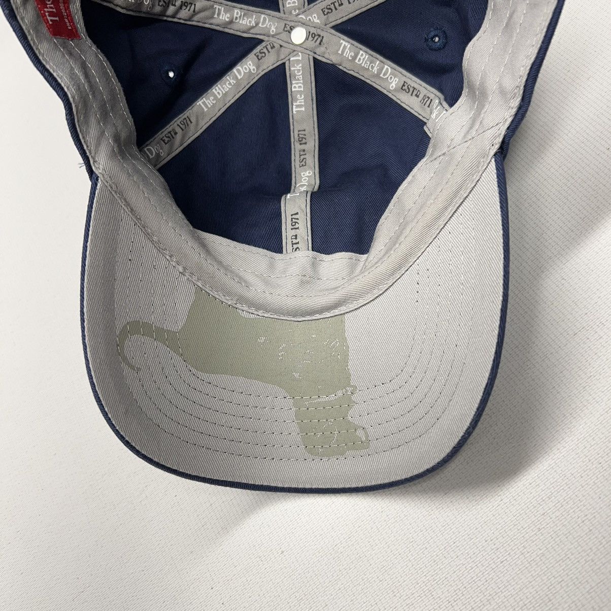 Other The Black Dog Hat Cap Blue Logo Strap Back Navy Embroidered Size ONE SIZE - 11 Thumbnail