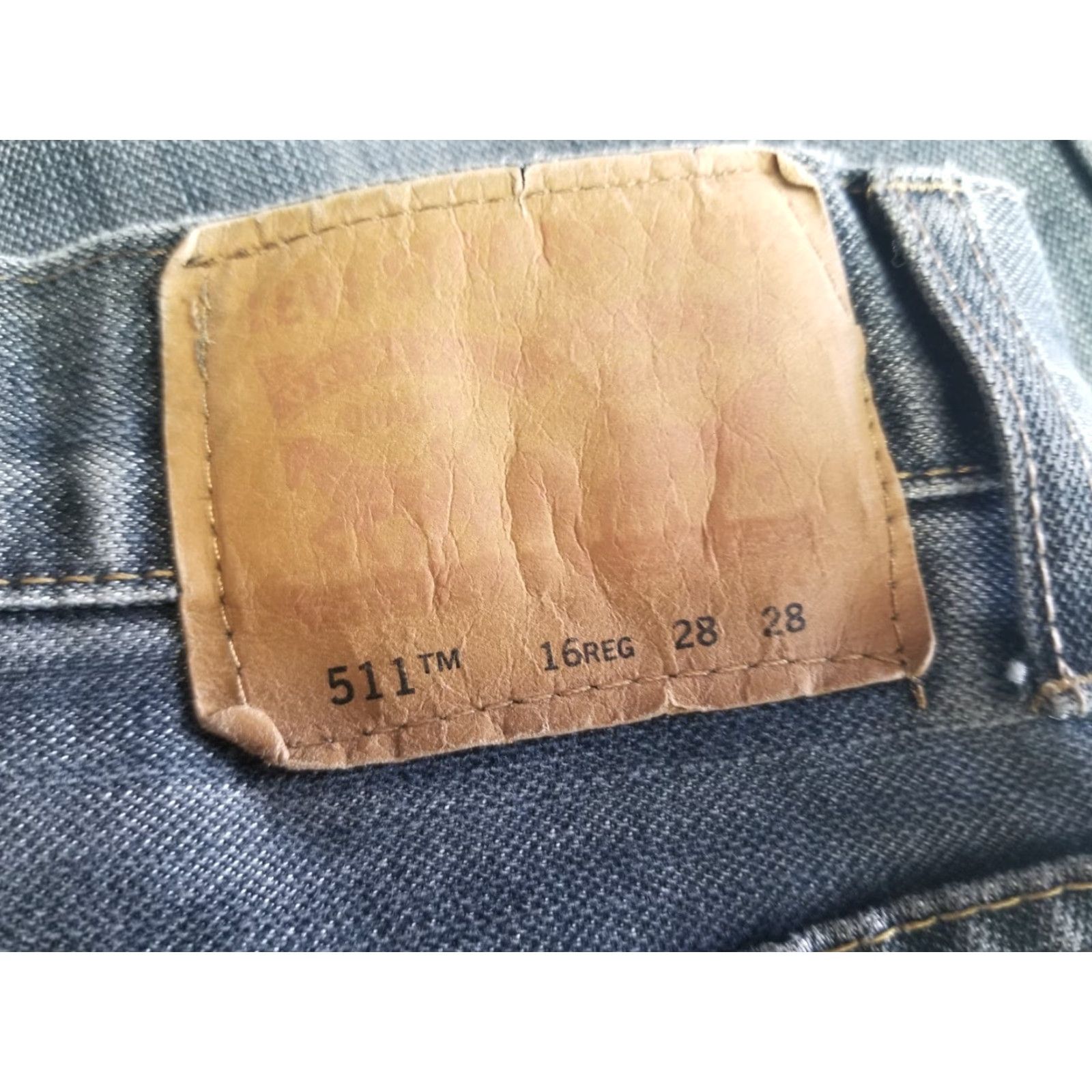 Levi's Levi's 511 Slim Jeans Men Size 28x28 Blue Denim Slim Regular 28in Inseam 28.5in Jeans 500 Series Mens Size US 28 / EU 44 - 7 Thumbnail