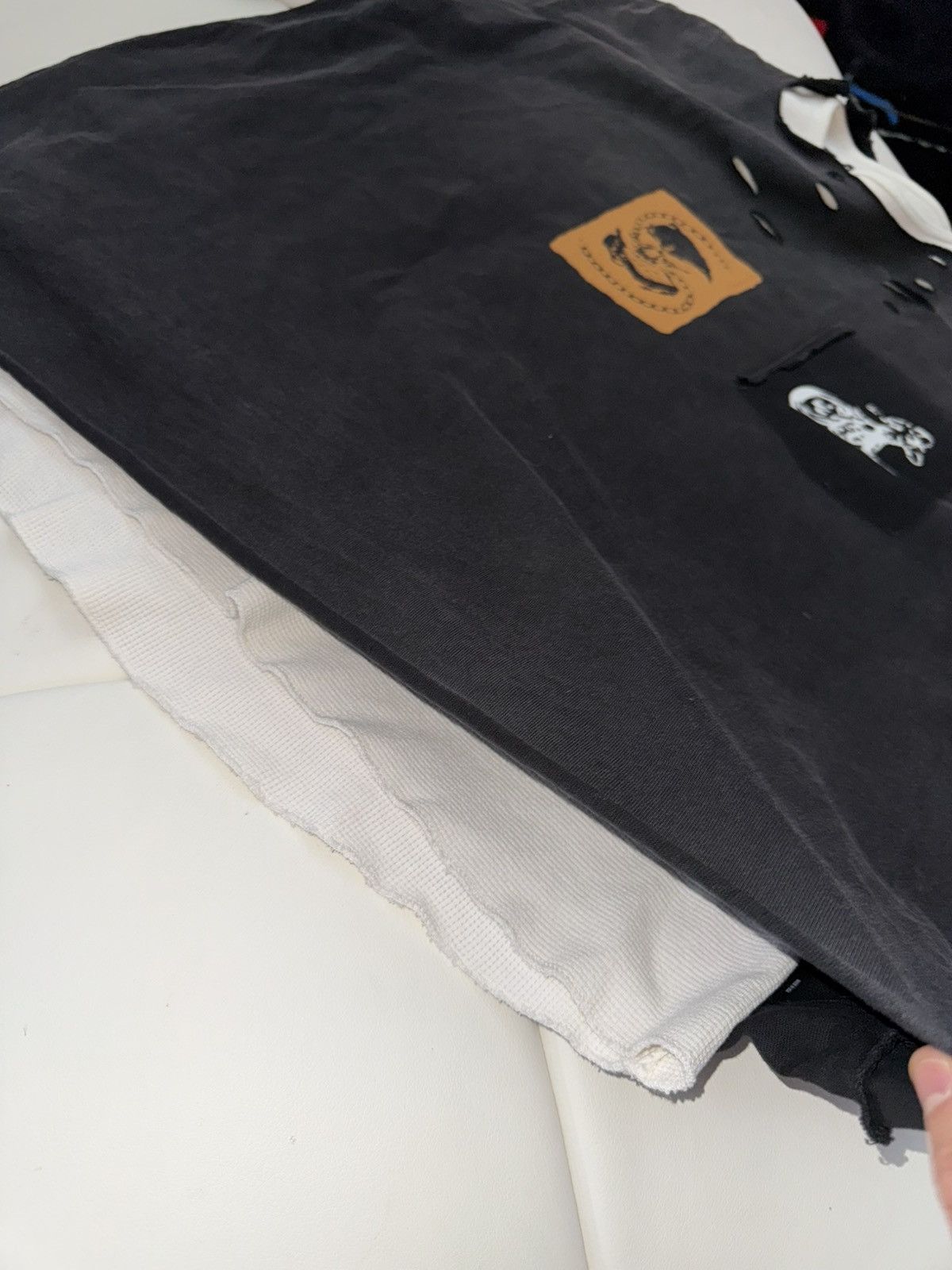 Satoshi Nakamoto Satoshi nakamoto double layered thermal t shirt Size US XL / EU 56 / 4 - 6 Thumbnail