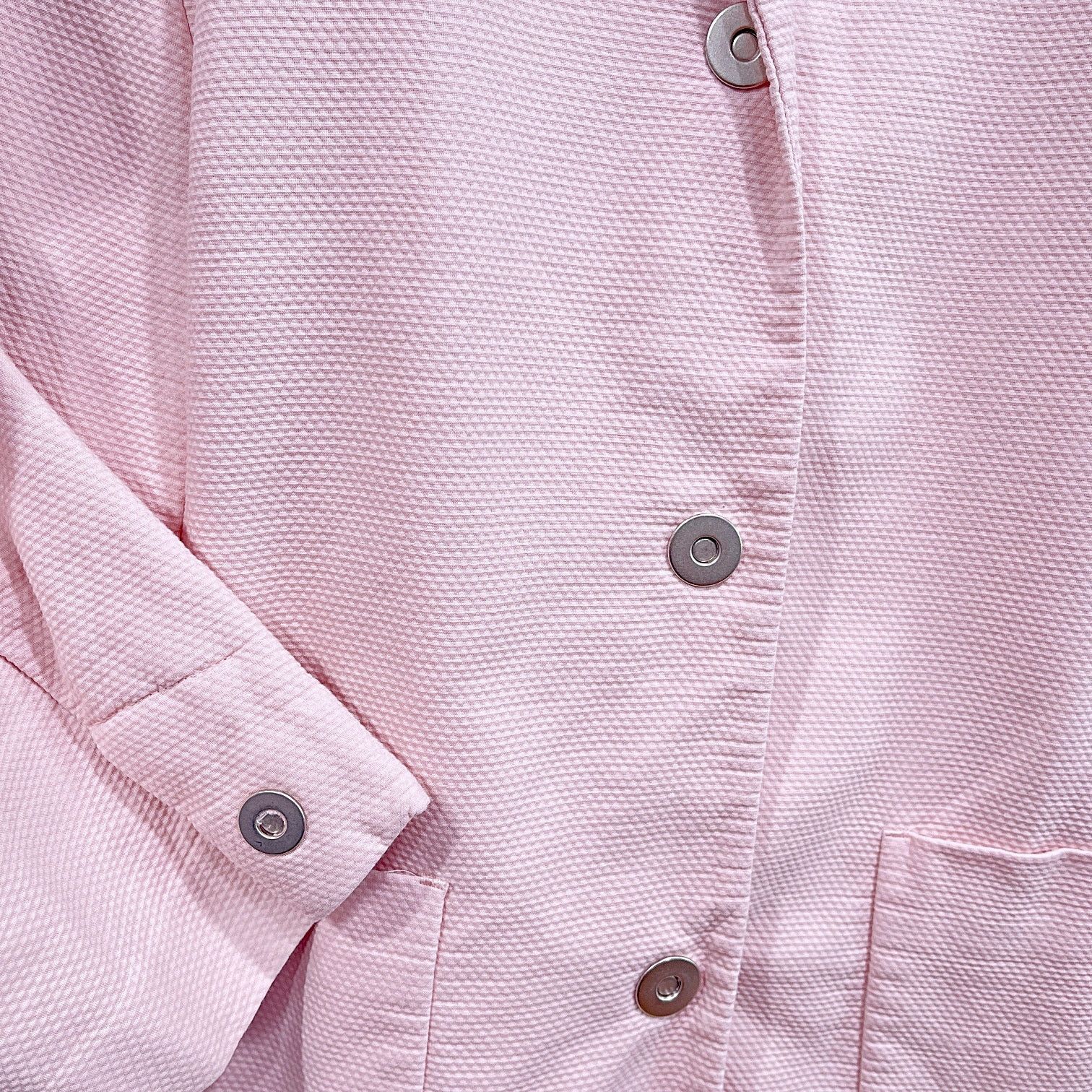 Eileen Fisher Eileen Fisher Unstructured Blazer Pink Womens Plus 1X Size XL / US 12-14 / IT 48-50 - 3 Thumbnail