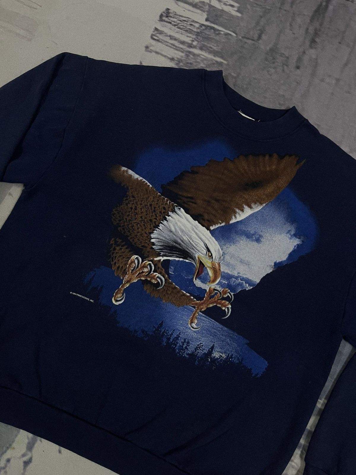 Vintage VINTAGE 1994 EAGLE SWEATSHIRT AMERICAN CASUAL STYLE Size US XL / EU 56 / 4 - 5 Thumbnail