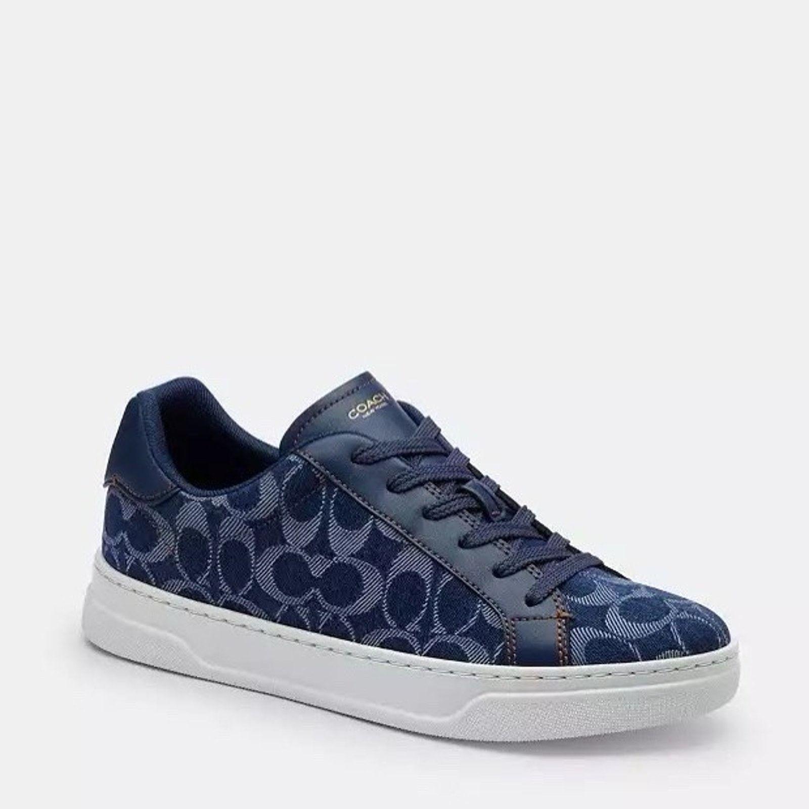 Coach NEW Coach High Line Sneaker Denim Deep Blue CBO10 us6 Size US 6 / IT 36 - 2 Thumbnail