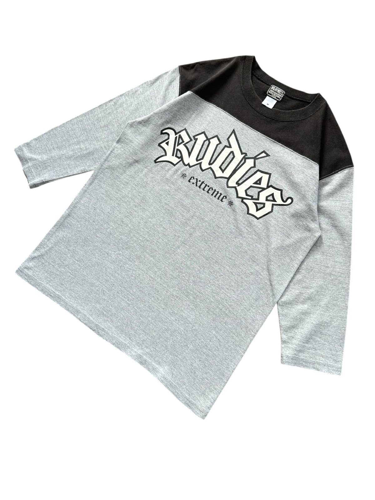 RUDE GALLERY 00's Rudies '' Extreme'' raglan style tee Size US M / EU 48-50 / 2 - 2 Thumbnail