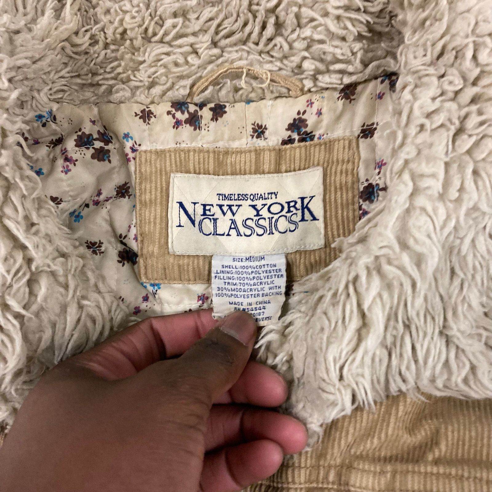 Vintage y2k New York classics afghan jacket Size US M / EU 48-50 / 2 - 3 Thumbnail