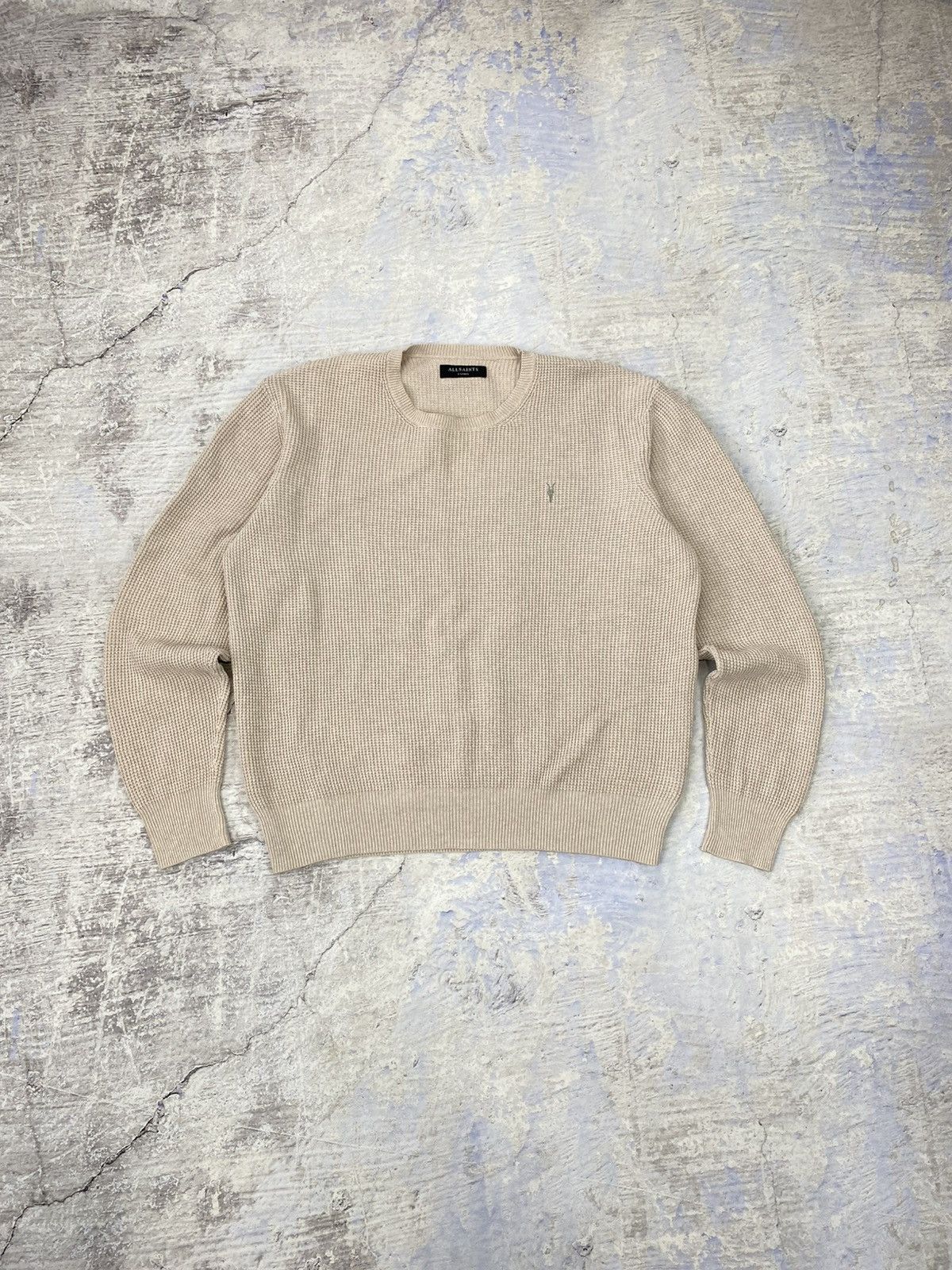 Allsaints × Designer Allsaints sweater pullover mens cotton Size US L / EU 52-54 / 3 - 1 Thumbnail