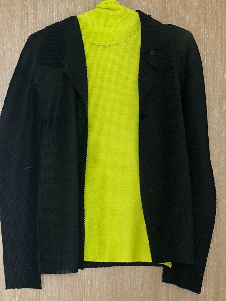 Issey Miyake Issey Miyake size:one size Fluorescent green vest Size M / US 6-8 / IT 42-44 - 4 Thumbnail