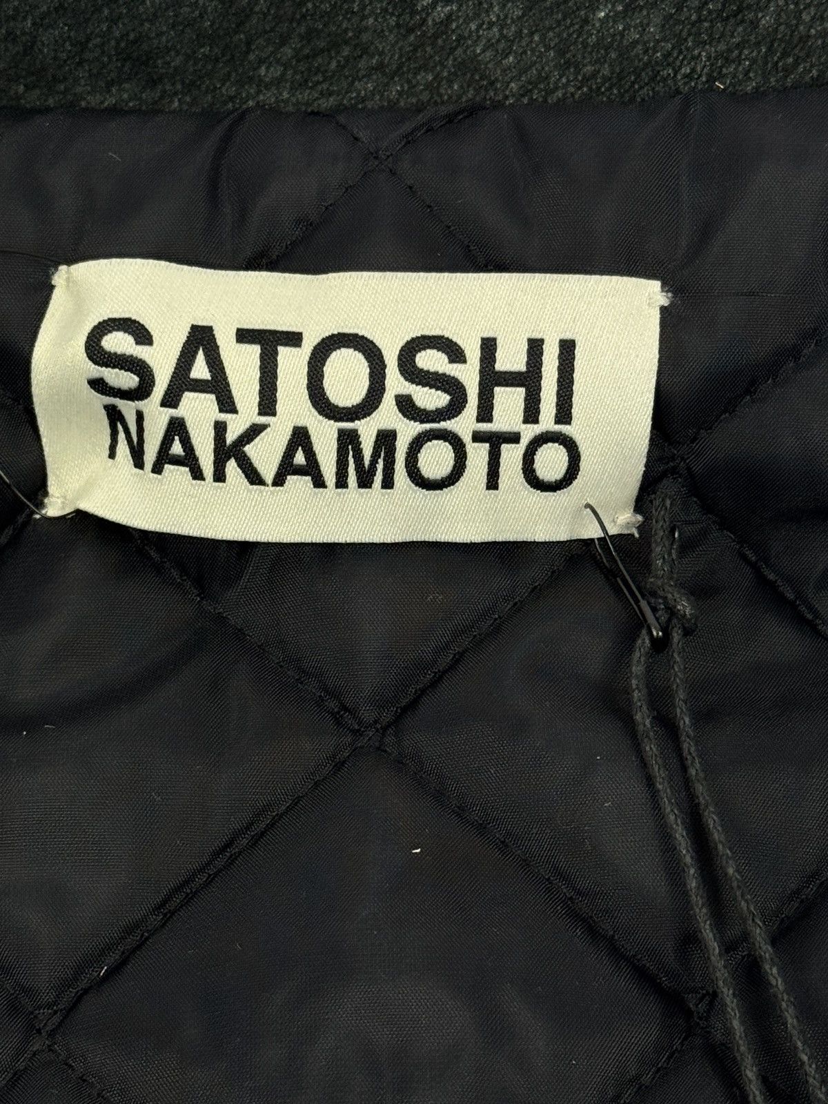 Satoshi Nakamoto LOGO EMBELLISHED OVERSIZED CANVAS JACKET Size US L / EU 52-54 / 3 - 7 Thumbnail