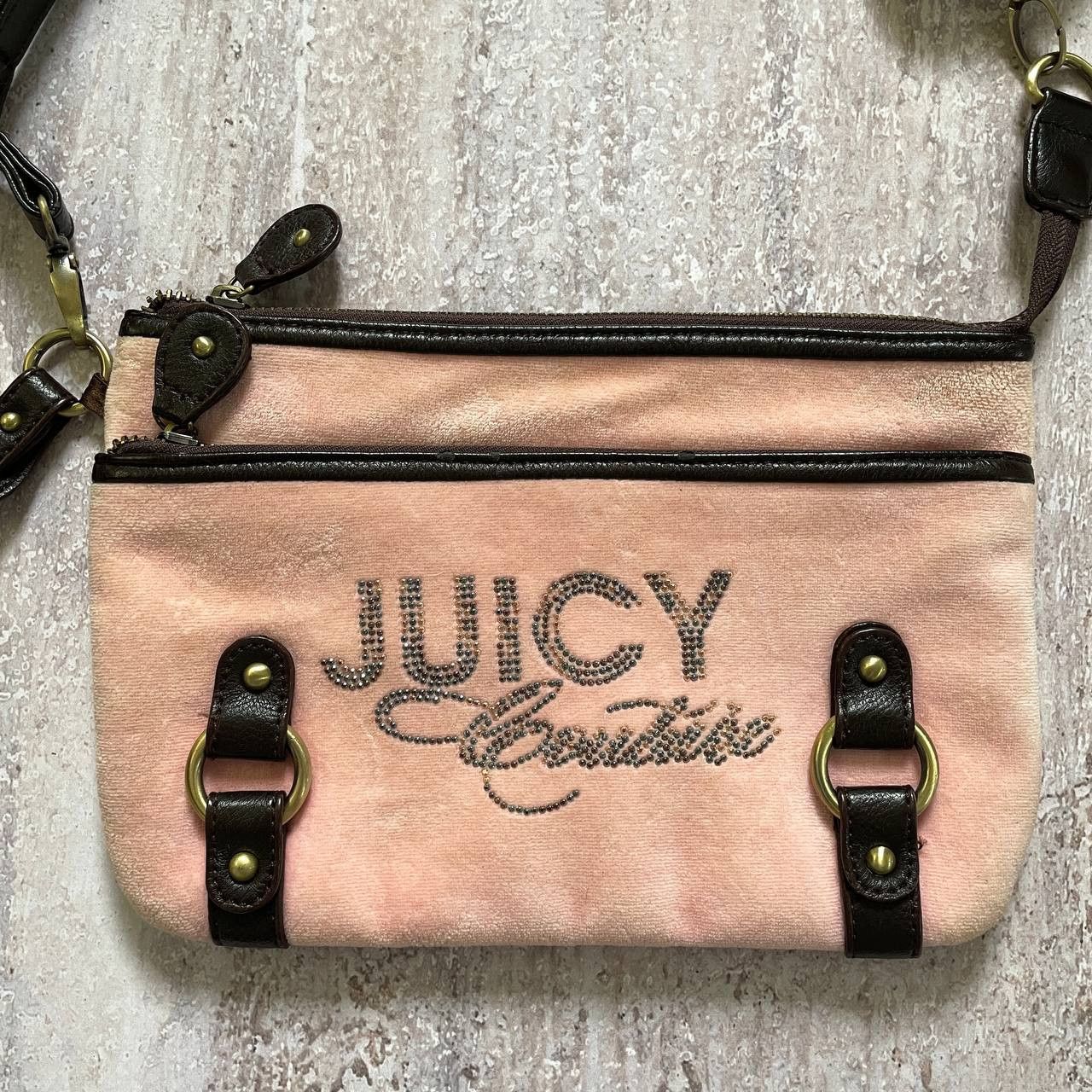 Juicy Couture VINTAGE Y2K JUICY COUTURE RARE AMAZING VELVET BAG Size ONE SIZE - 6 Thumbnail