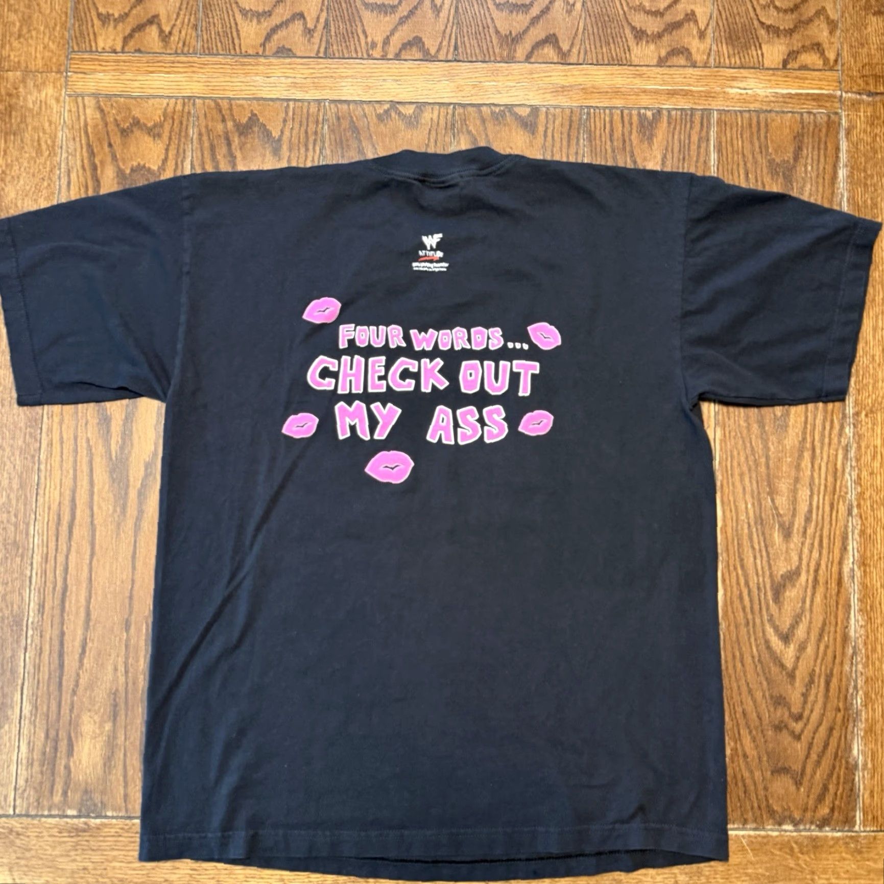 Vintage VINTAGE WWF T Shirt XL Black Pink Billy Gunn Mr Ass 90s USA Grunge Punk Retro Sports Mens Size US XL / EU 56 / 4 - 4 Thumbnail