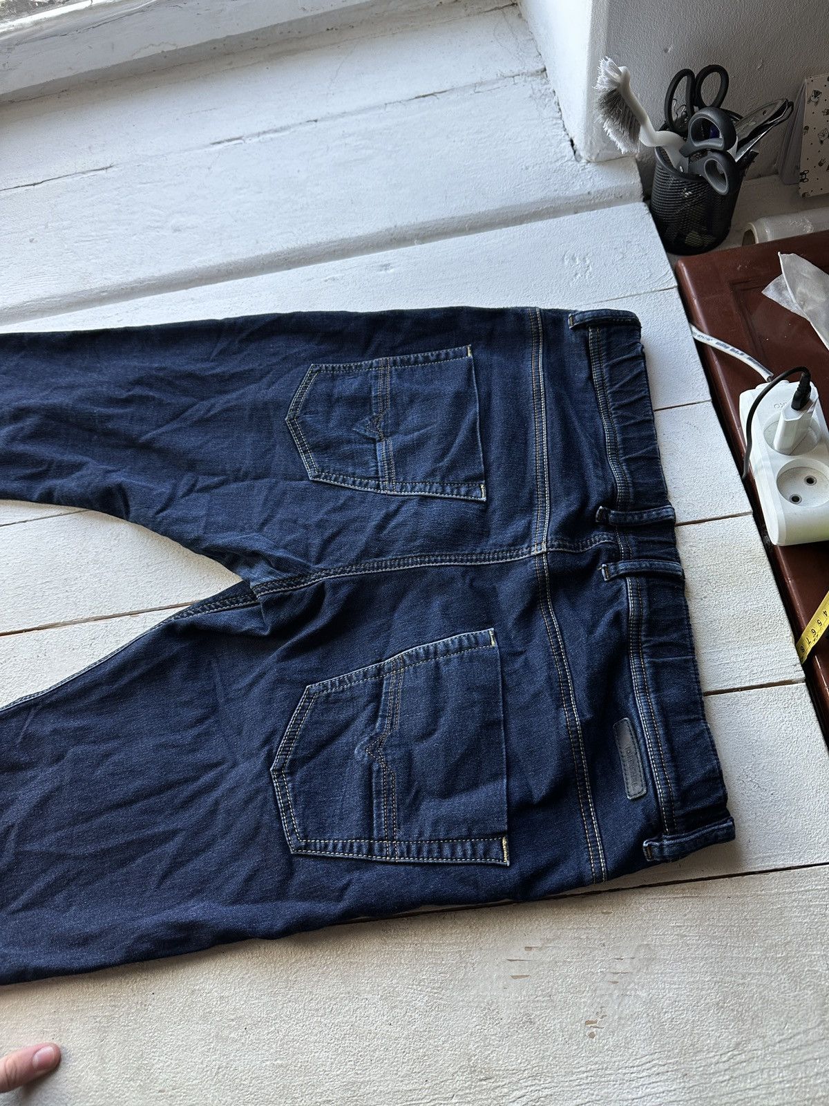 Diesel 🚨 RARE DIESEL MEN DENIM JEANS AVANT GARDE IFSIXWASNINE Y2K Size US 34 / EU 50 - 11 Thumbnail