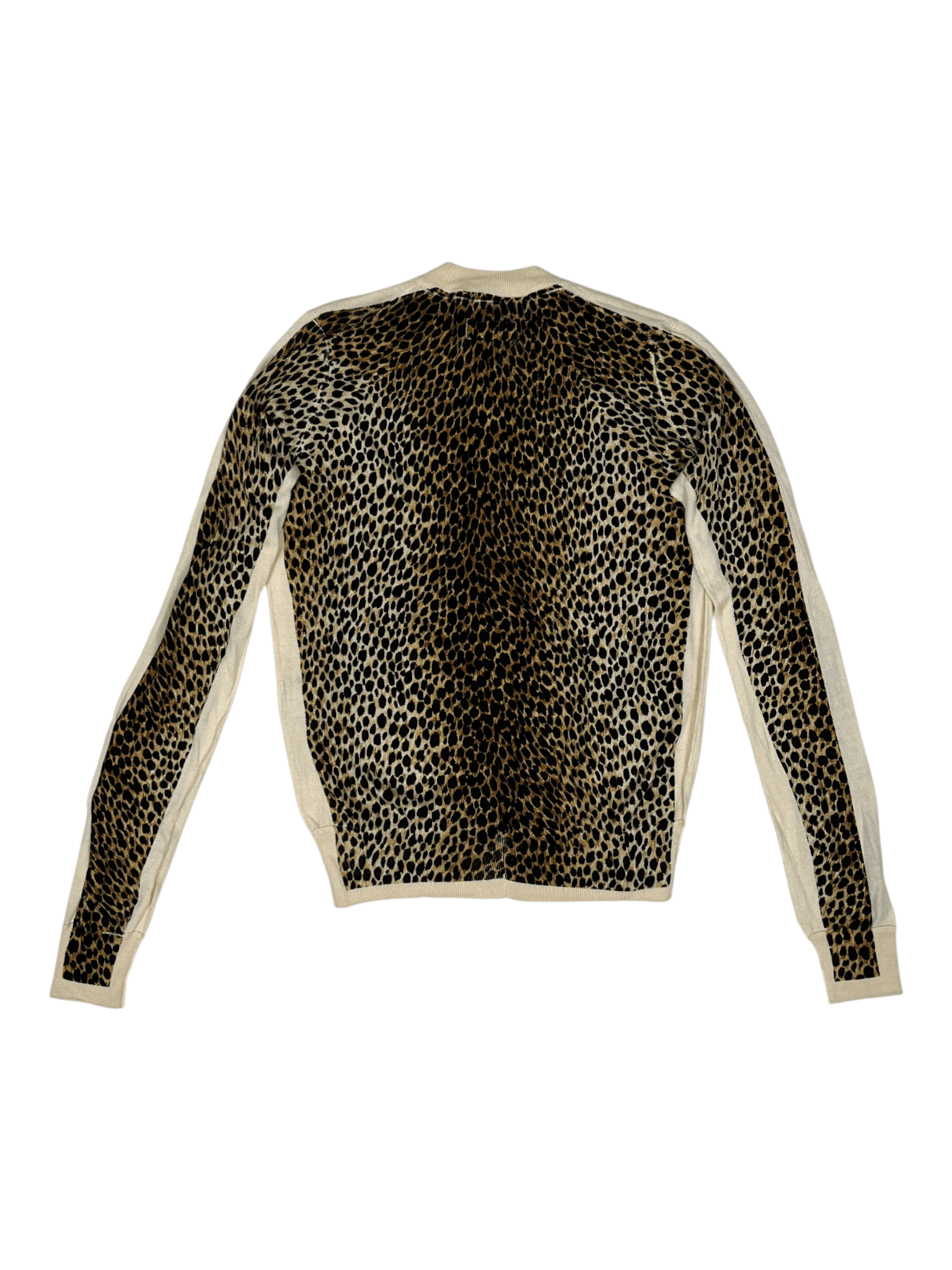 Dolce & Gabbana D&G Leopard Print Silk Cardigan Size S / US 4 / IT 40 - 2 Thumbnail