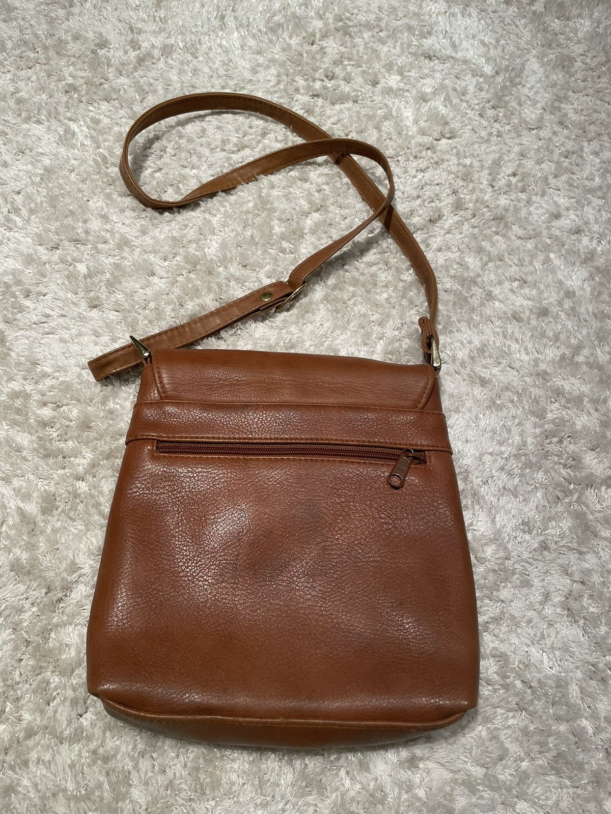 Vintage 🔥 Italian Leather Shoulder Bag Brown Size ONE SIZE - 6 Thumbnail