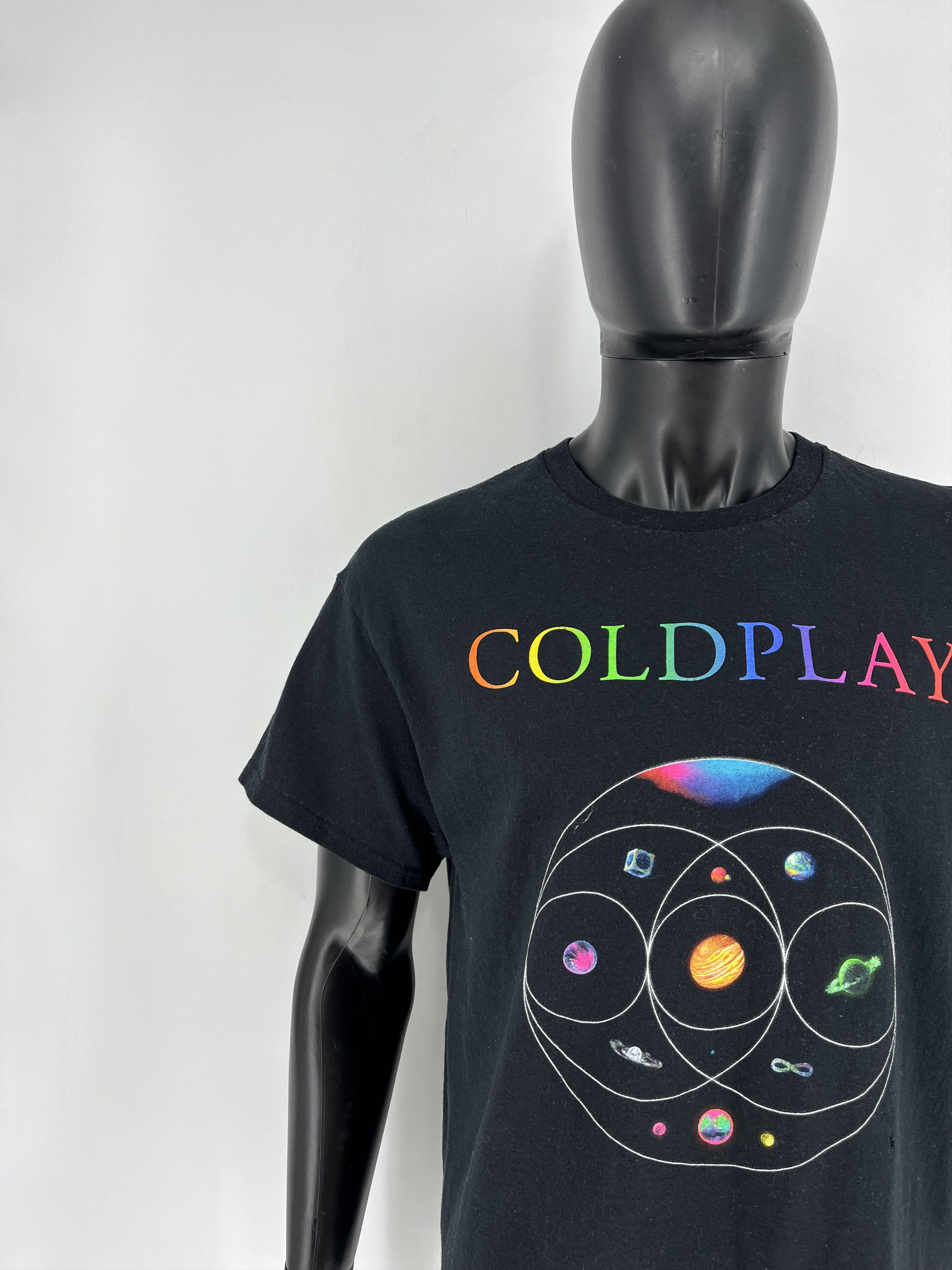 Band Tees × Vintage Vintage Y2K Coldplay MUSIC of the SPHERES World Tour 2022 Size US L / EU 52-54 / 3 - 6 Thumbnail