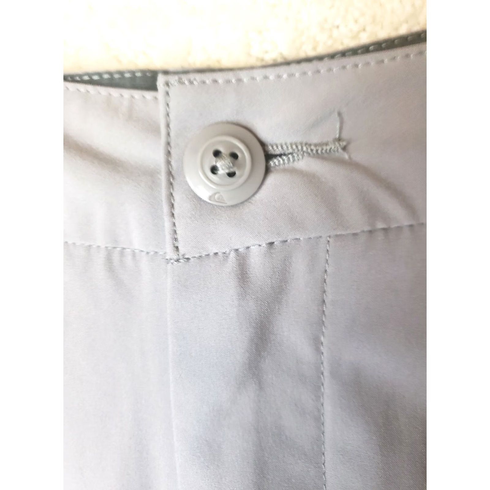 Vintage Hybrid Amphibian Shorts Mens 28" Bottom Regular Gray Solid UV-Protection Quick Dry Stretch Swimming Surf Beach Boating Casual Land or Water Use Mens Size US 28 / EU 44 - 6 Thumbnail