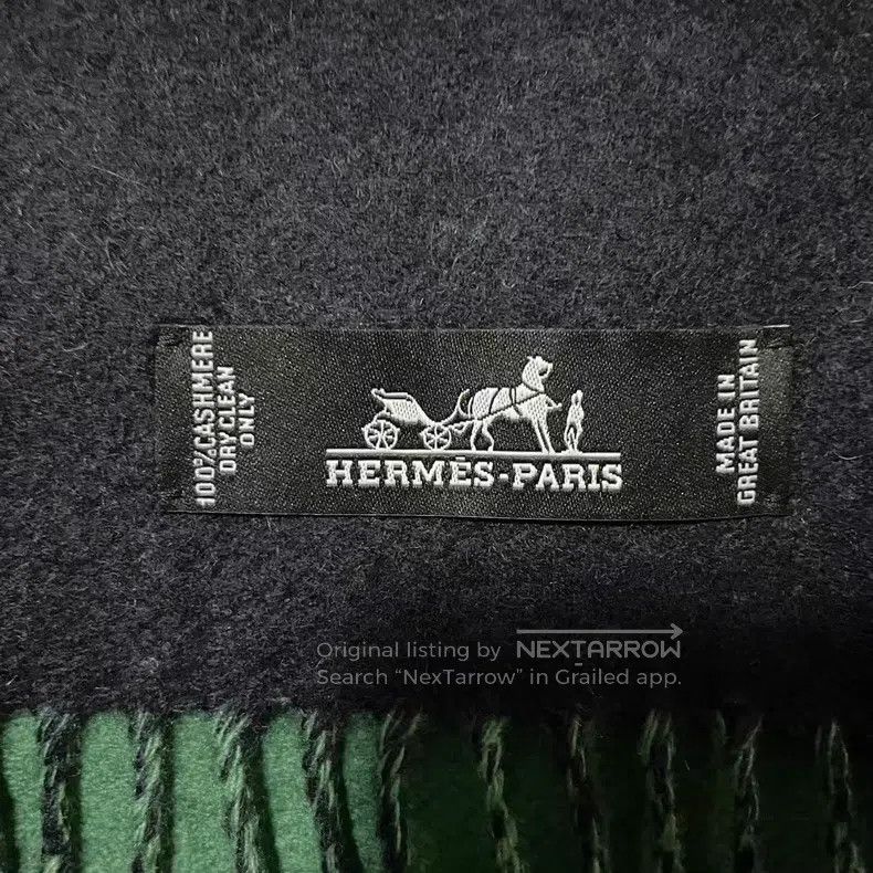 Hermes Hermes 100% Cashmere Size ONE SIZE - 2 Thumbnail