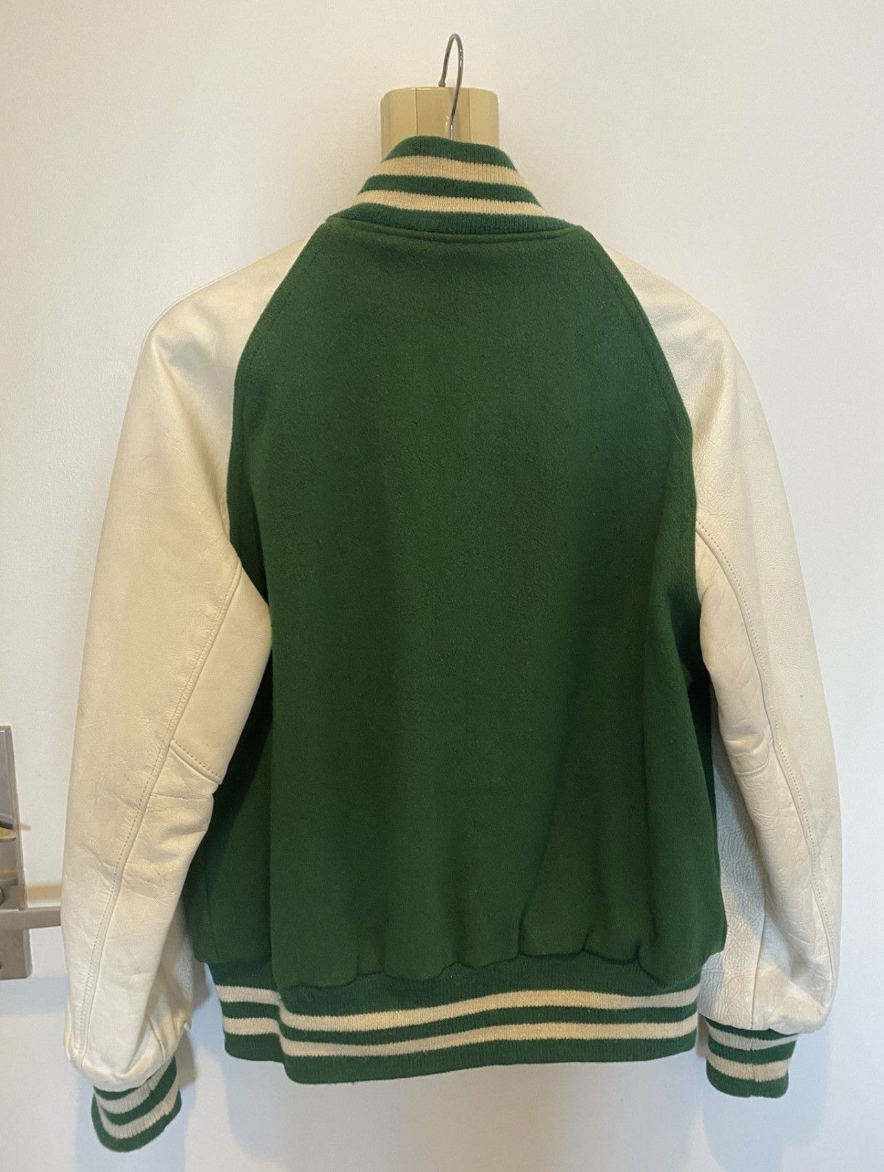 Vintage Guitar Boys Archive - Green Varsity Jacket Size US M / EU 48-50 / 2 - 2 Thumbnail