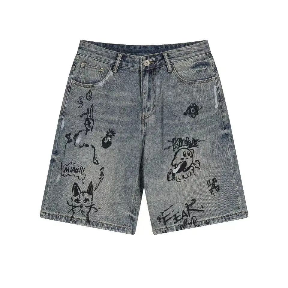 Designer × Japanese Brand Streetwear Hip Hop Vintage Loose Casual Jeans Size US 31 - 1 Thumbnail