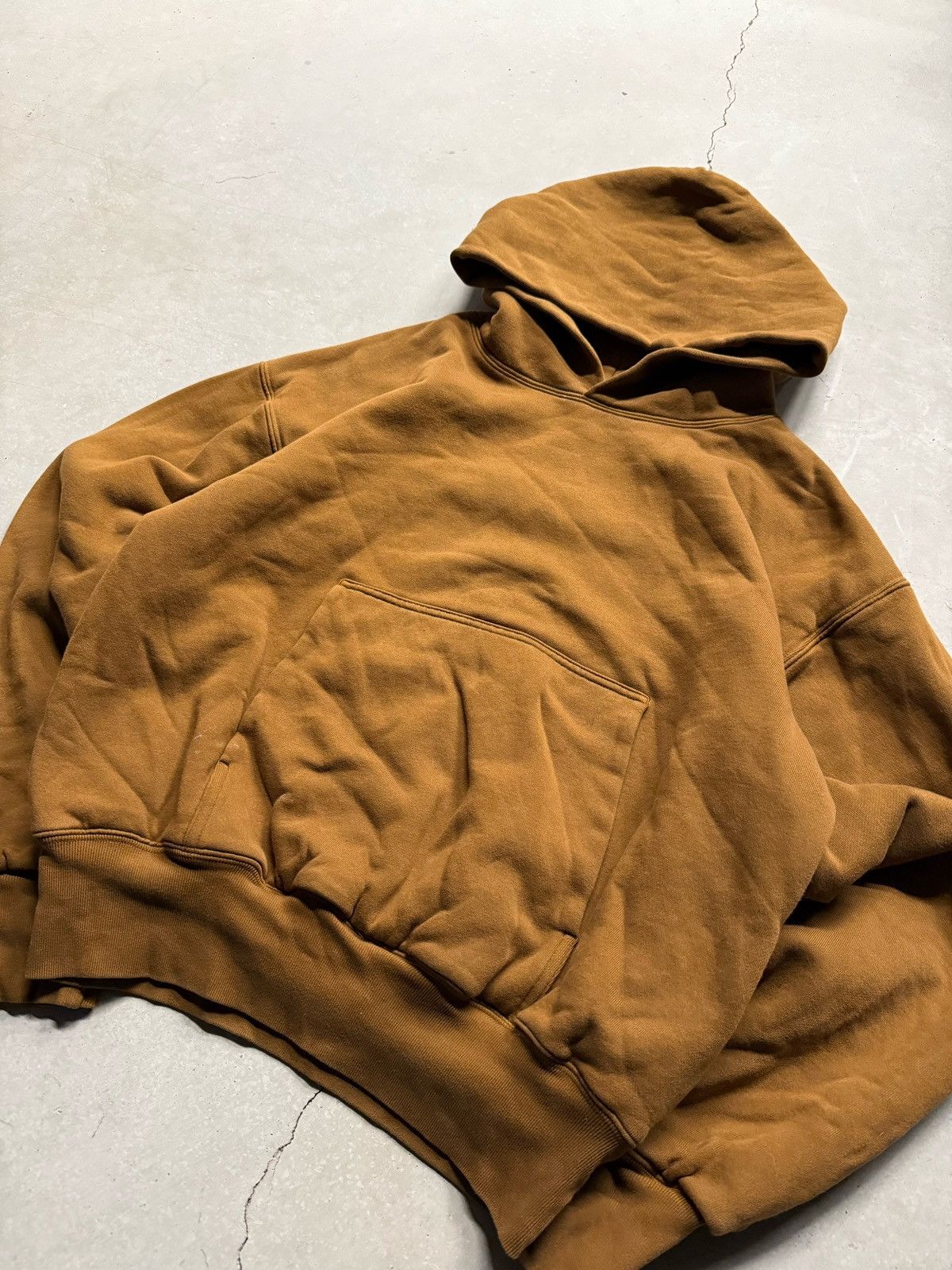 Balenciaga × Gap × Yeezy Yeezy YZY x Gap Perfect Brown Hoodie Size US S / EU 44-46 / 1 - 1 Thumbnail