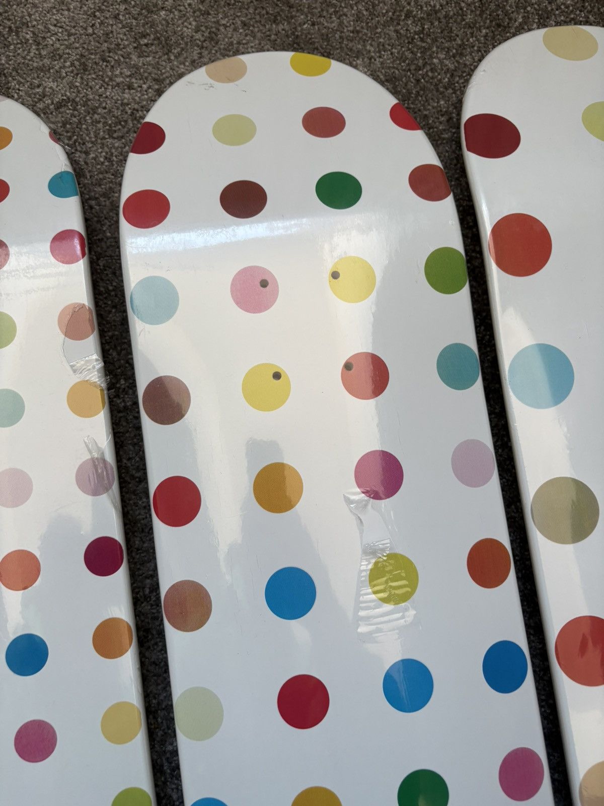 Damien Hirst × Supreme Supreme x Damien Hirst 2009 Spots Skateboard Deck Full Set Size ONE SIZE - 9 Thumbnail