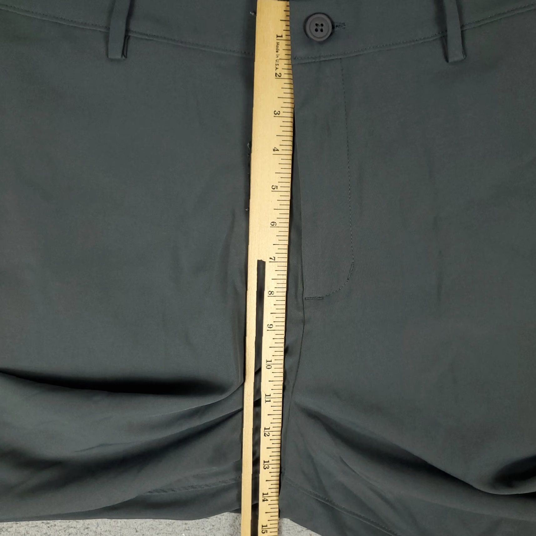 Vintage Magaschoni Pants Mens 36x31 Gray Stretch Slash Pockets Chino Trousers Size US 36 / EU 52 - 4 Thumbnail