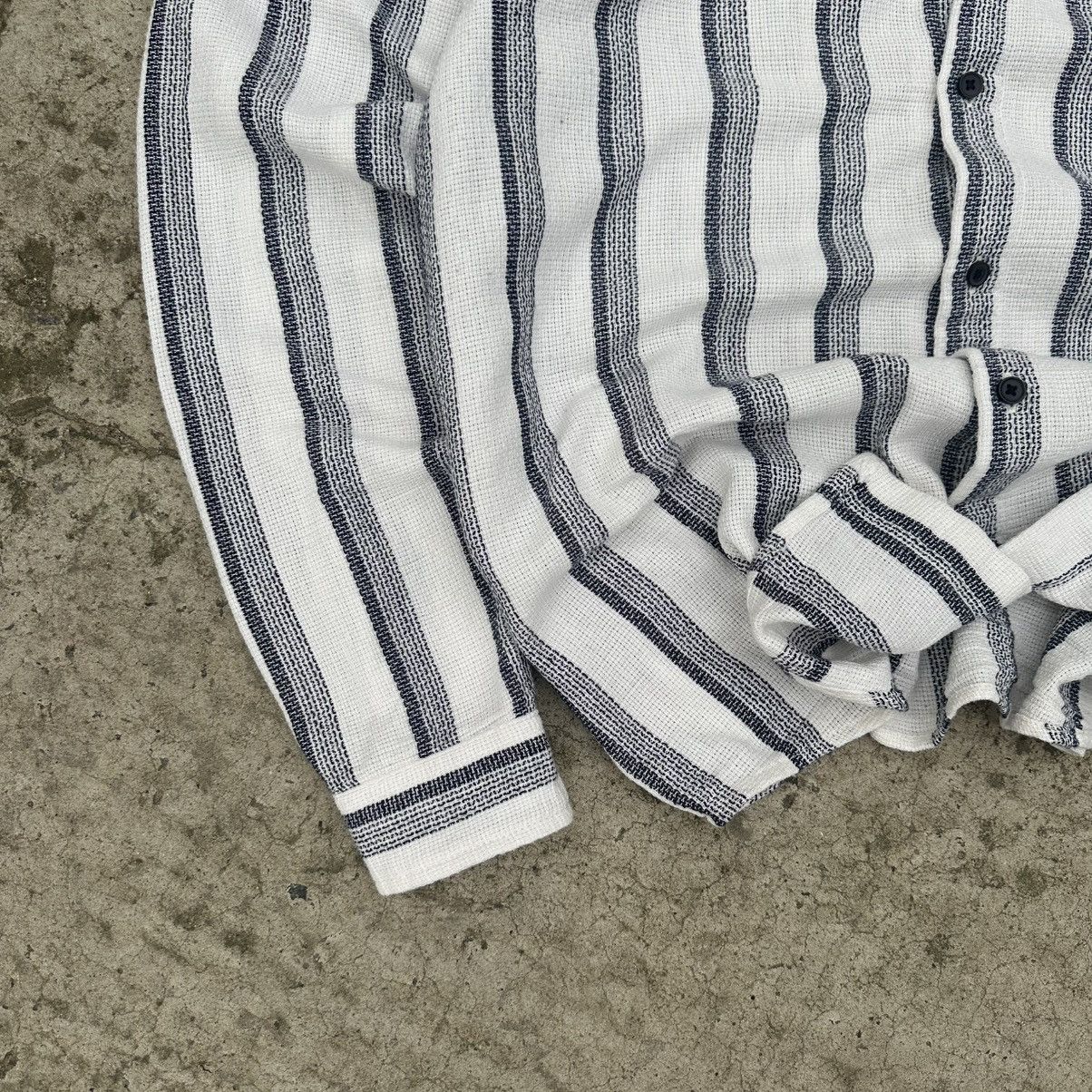 Primark Vintage Primark Knit Checkered Shirt Button Up Old Money Size US L / EU 52-54 / 3 - 3 Thumbnail