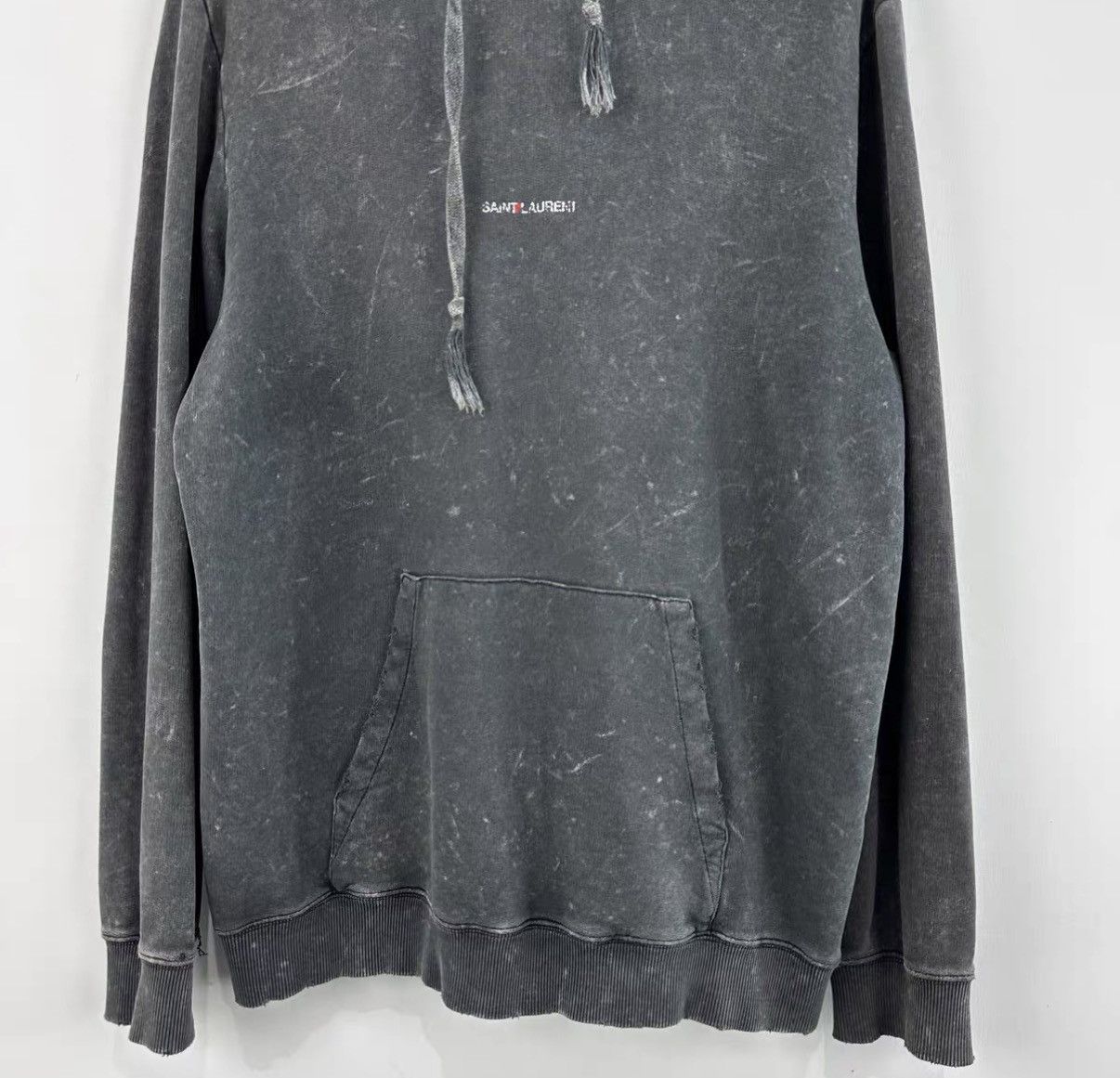 Saint Laurent Paris Saint Laurent Washed Vintage Hoodie J42 Size US L / EU 52-54 / 3 - 5 Thumbnail