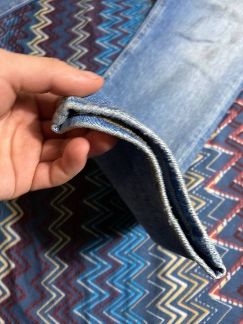 Tommy Hilfiger × Vintage Vintage FADED RIPPEP Jean denim PANTS Size US 33 - 17 Thumbnail