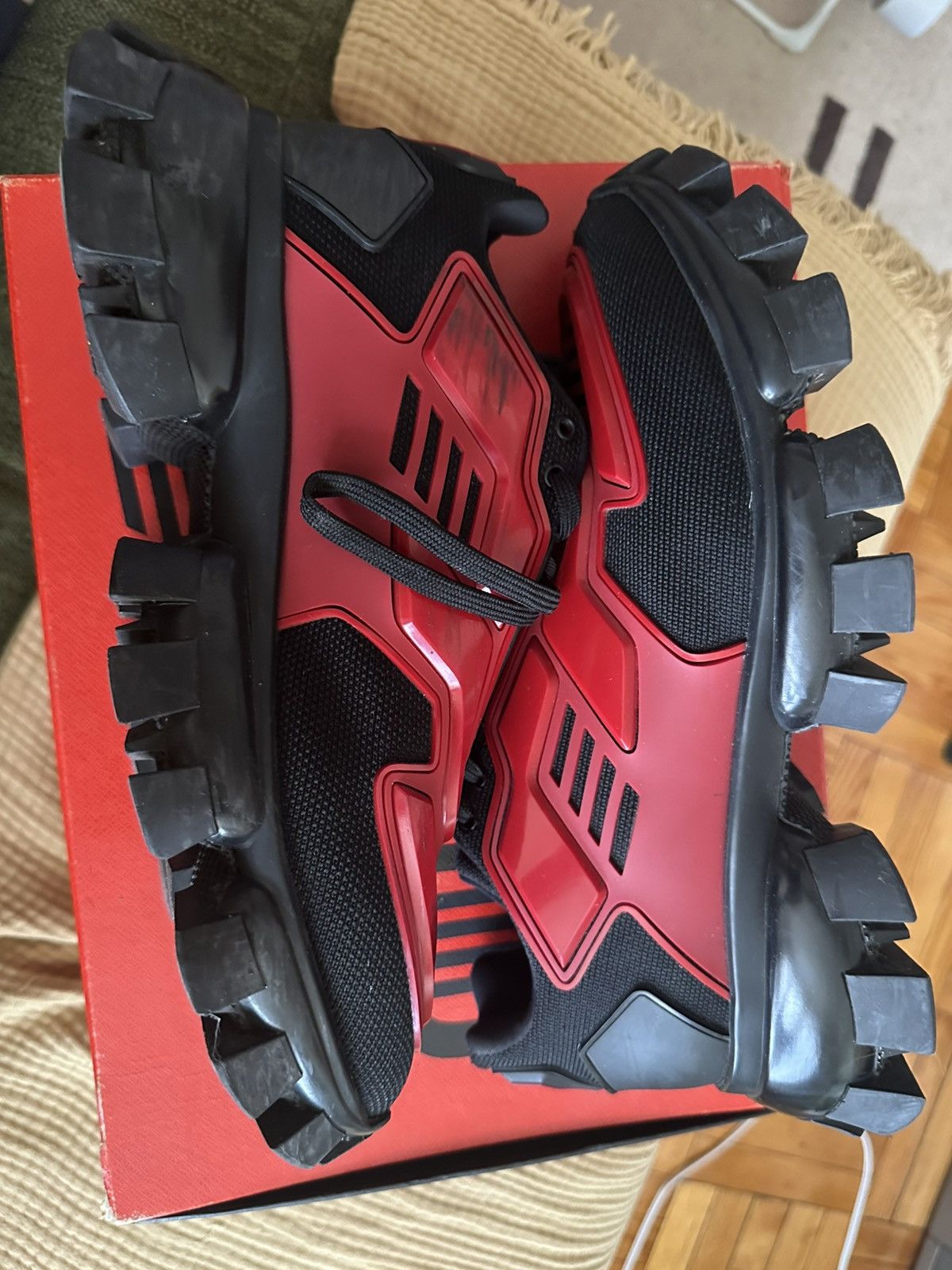 Prada Prada Cloudbust Thunder Black/Red US 10.5 Size US 10.5 / EU 43-44 - 3 Thumbnail