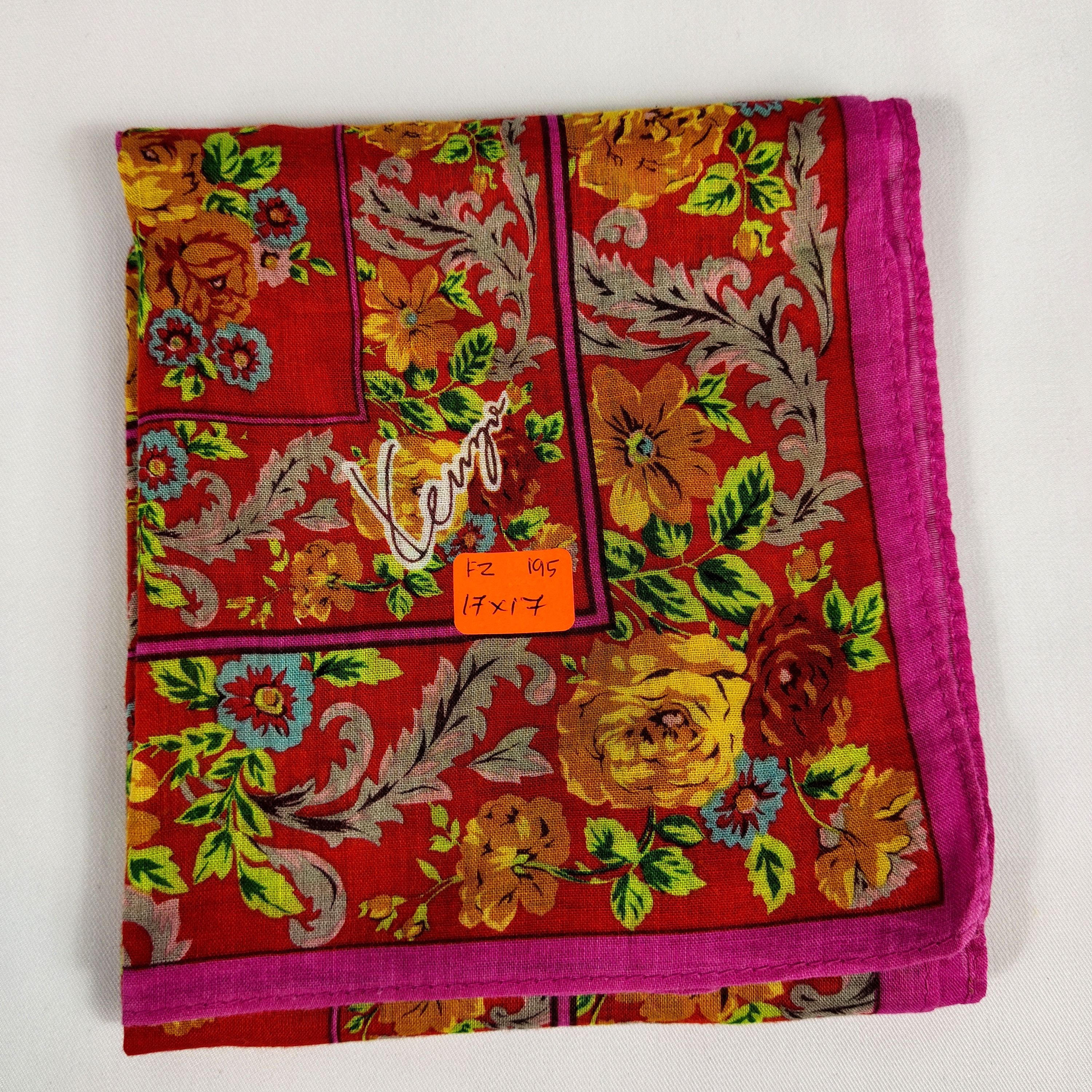 Kenzo × Vintage Kenzo Handkerchief / Bandana / Neckerchief FZ195 Size ONE SIZE - 2 Thumbnail