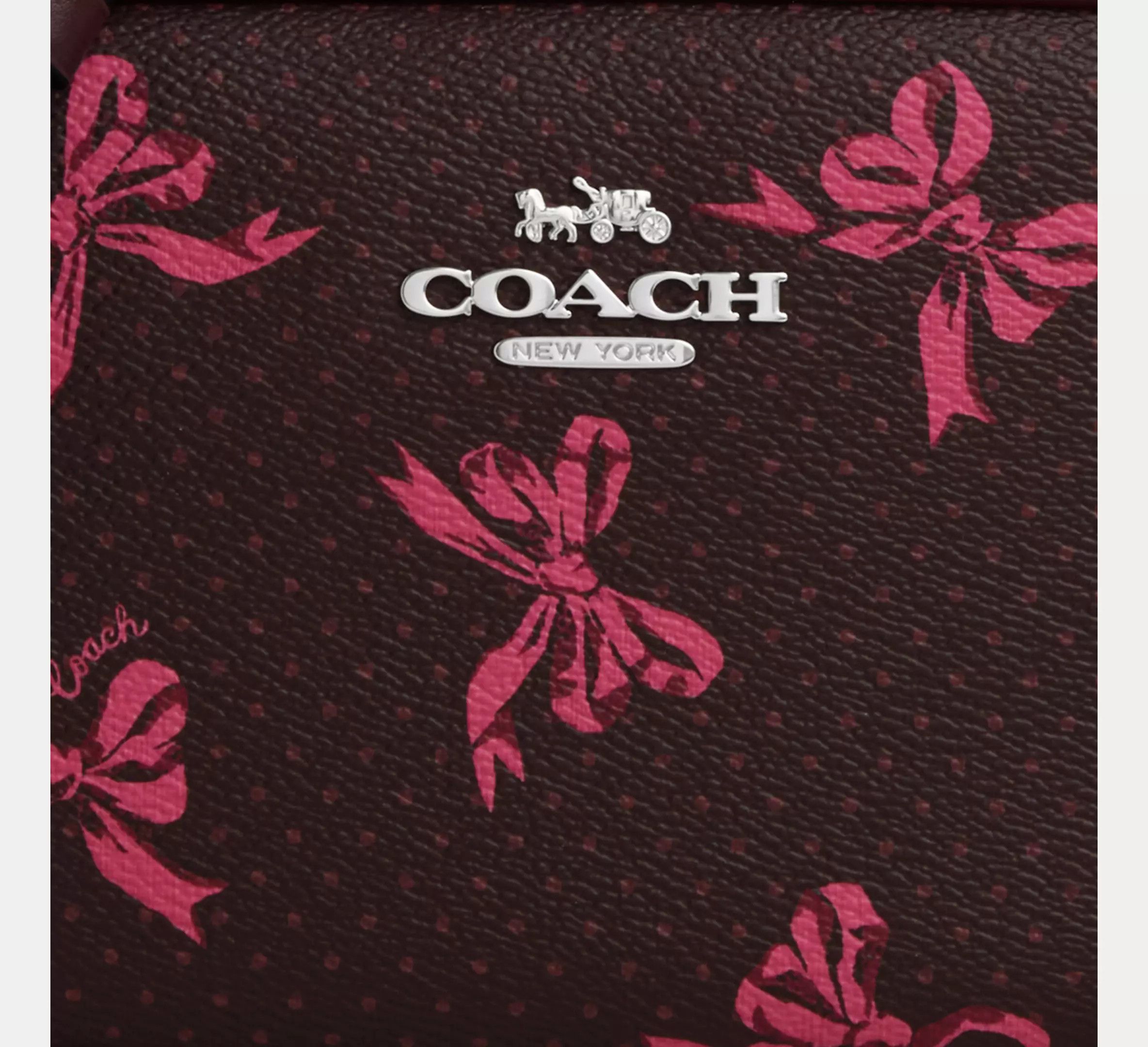 Coach Mini Jamie Camera Bag With Bow Print CAA97 Size ONE SIZE - 9 Thumbnail