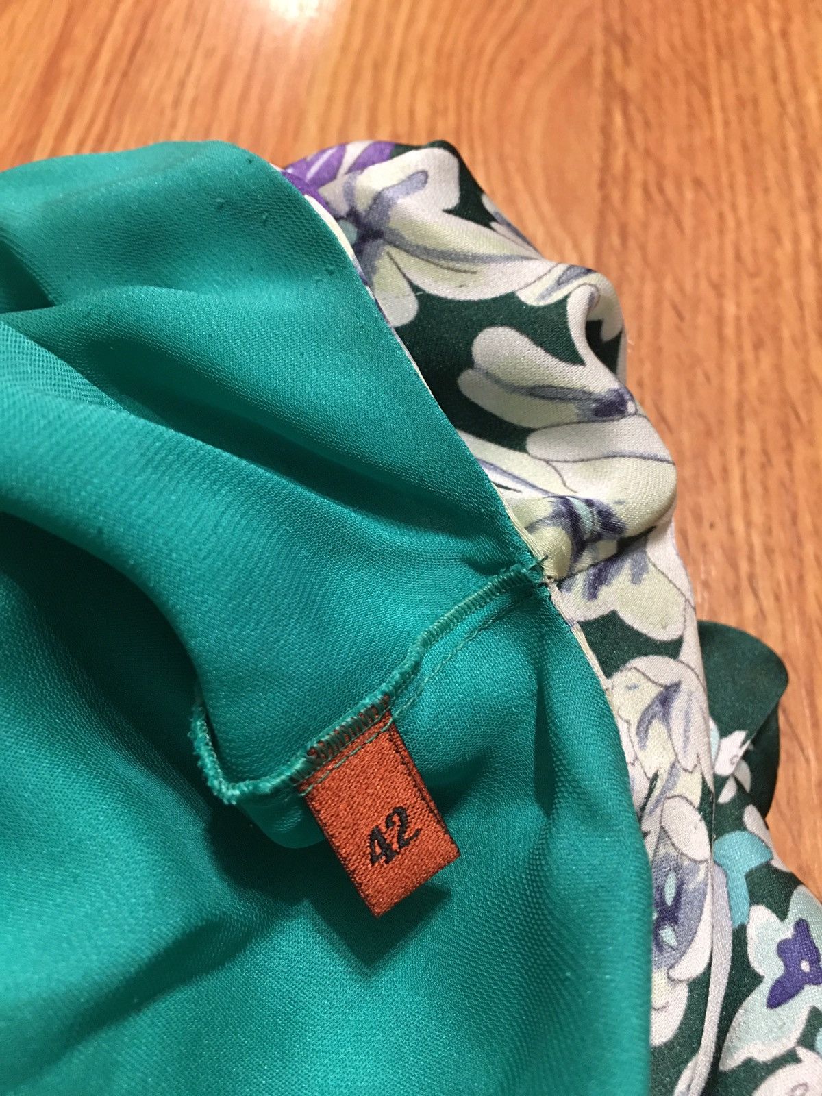 Missoni MISSONI Silk Floral Purple Italy Dress Size EU 42 Size M / US 6-8 / IT 42-44 - 11 Thumbnail