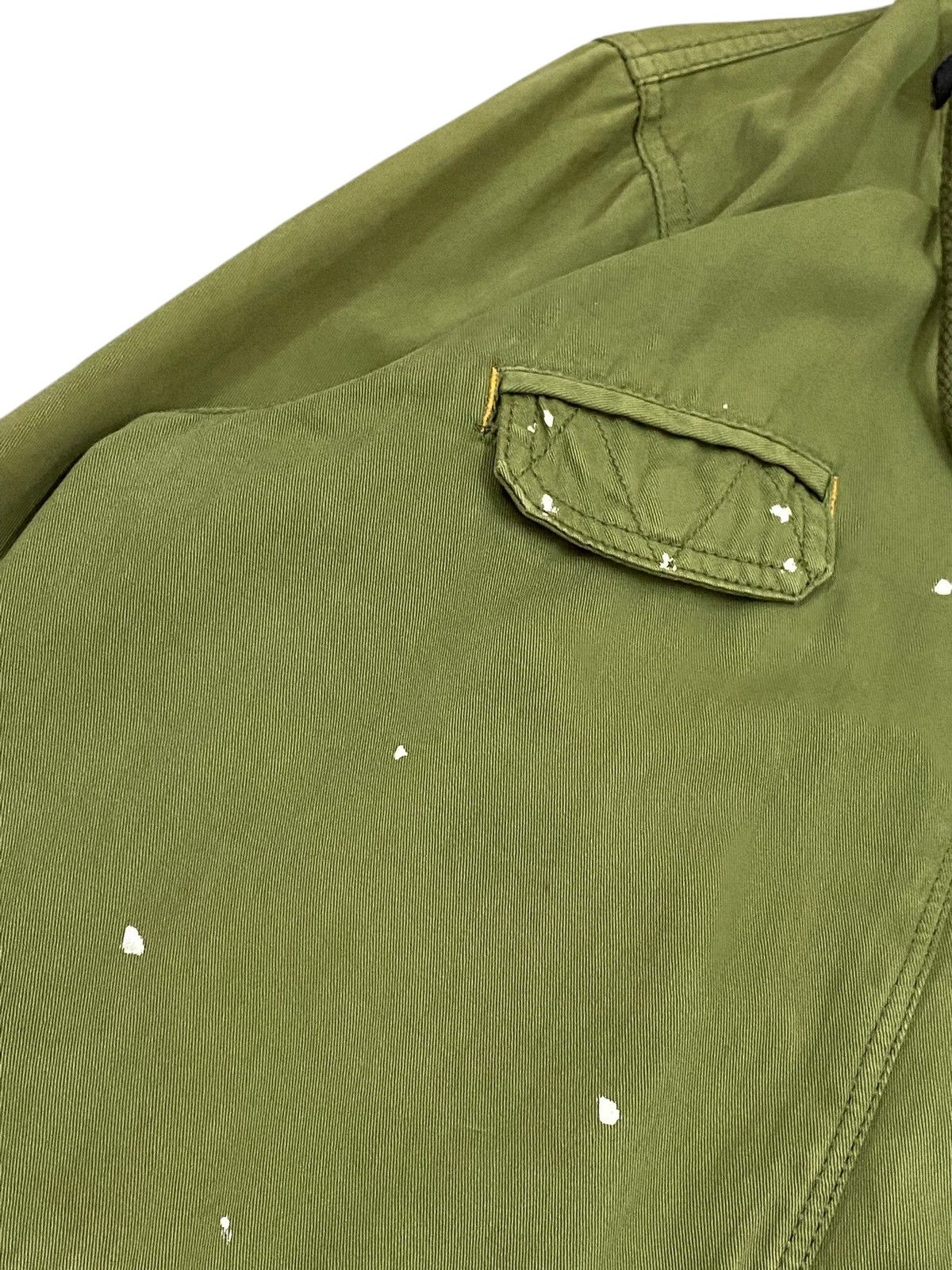 Japanese Brand Olive Green Utility Jacket with Front Pockets and Hood Size US M / EU 48-50 / 2 - 5 Thumbnail