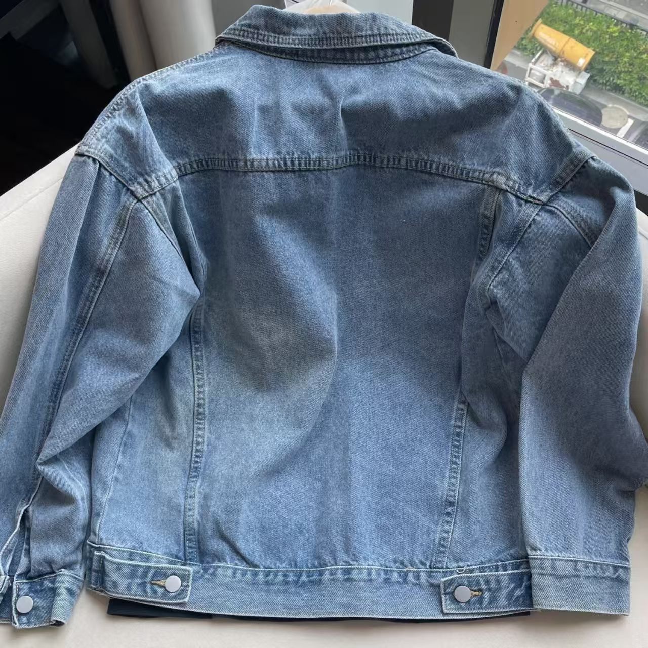 Vintage Light Blue Washed Denim Trucker Jacket Size US M / EU 48-50 / 2 - 3 Thumbnail