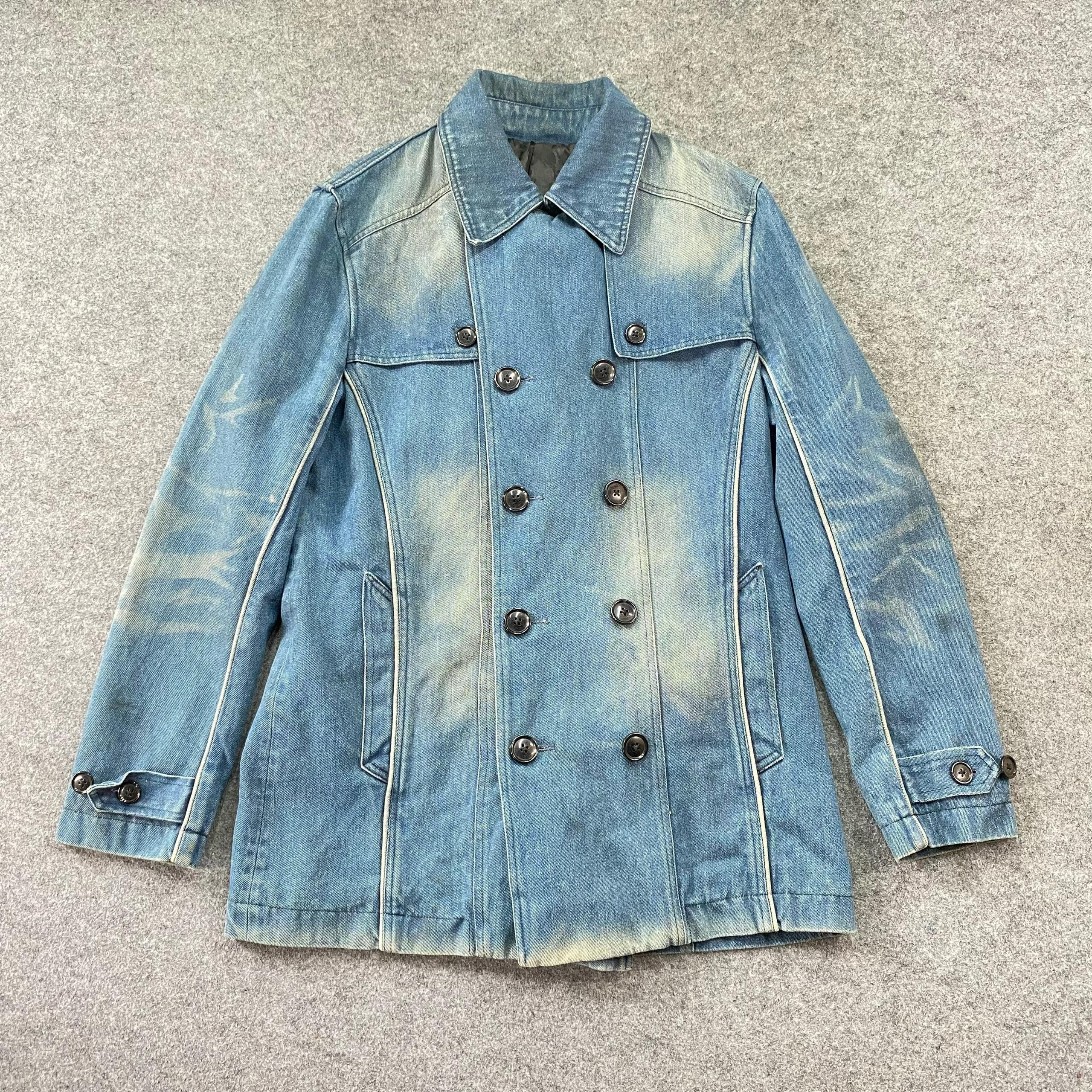 Vintage Semantic Design Denim Jacket